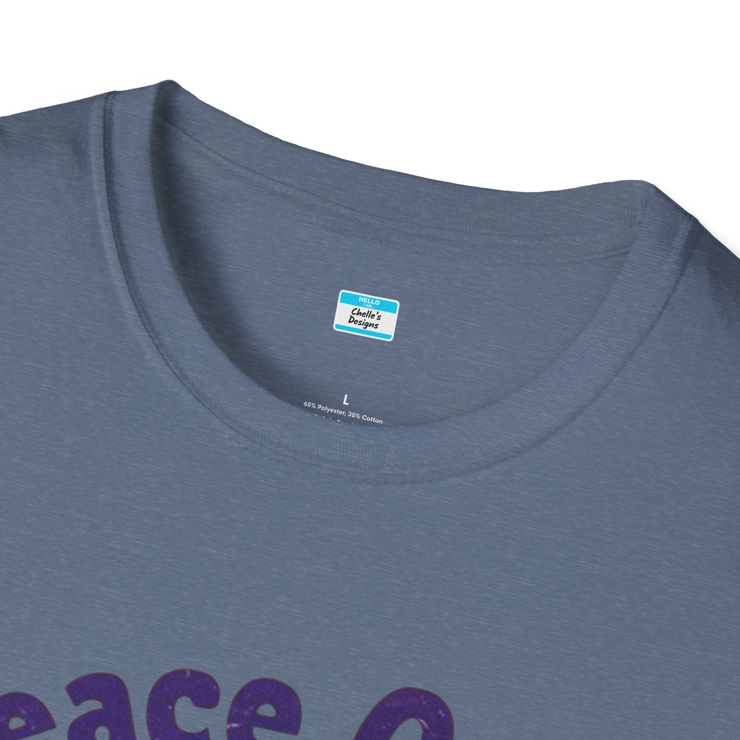 Peace Out! T-Shirt – Psychedelic Sun & Peace Sign Retro Rock Tee