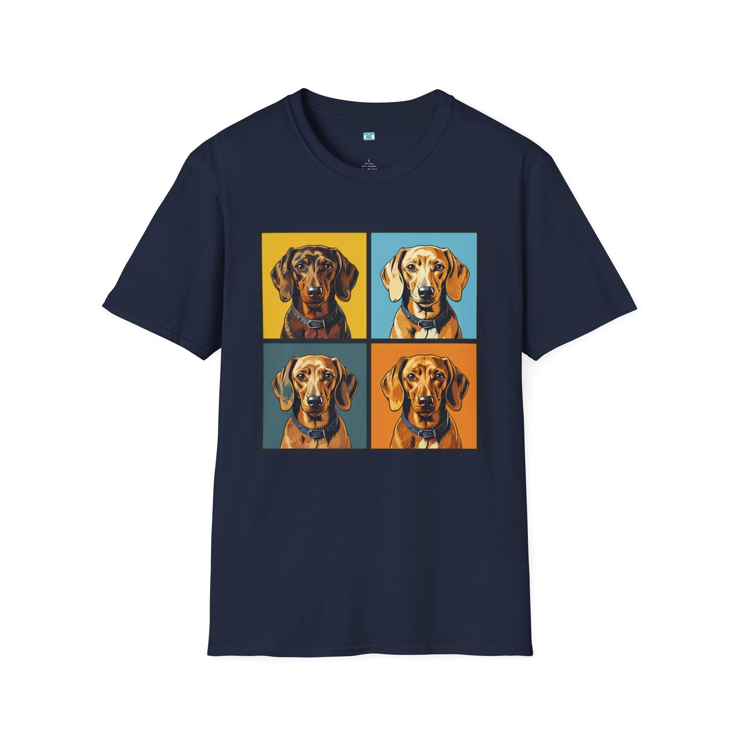 Pop Art Dachshund T-Shirt β Colorful Wiener Dog Lover Graphic Tee