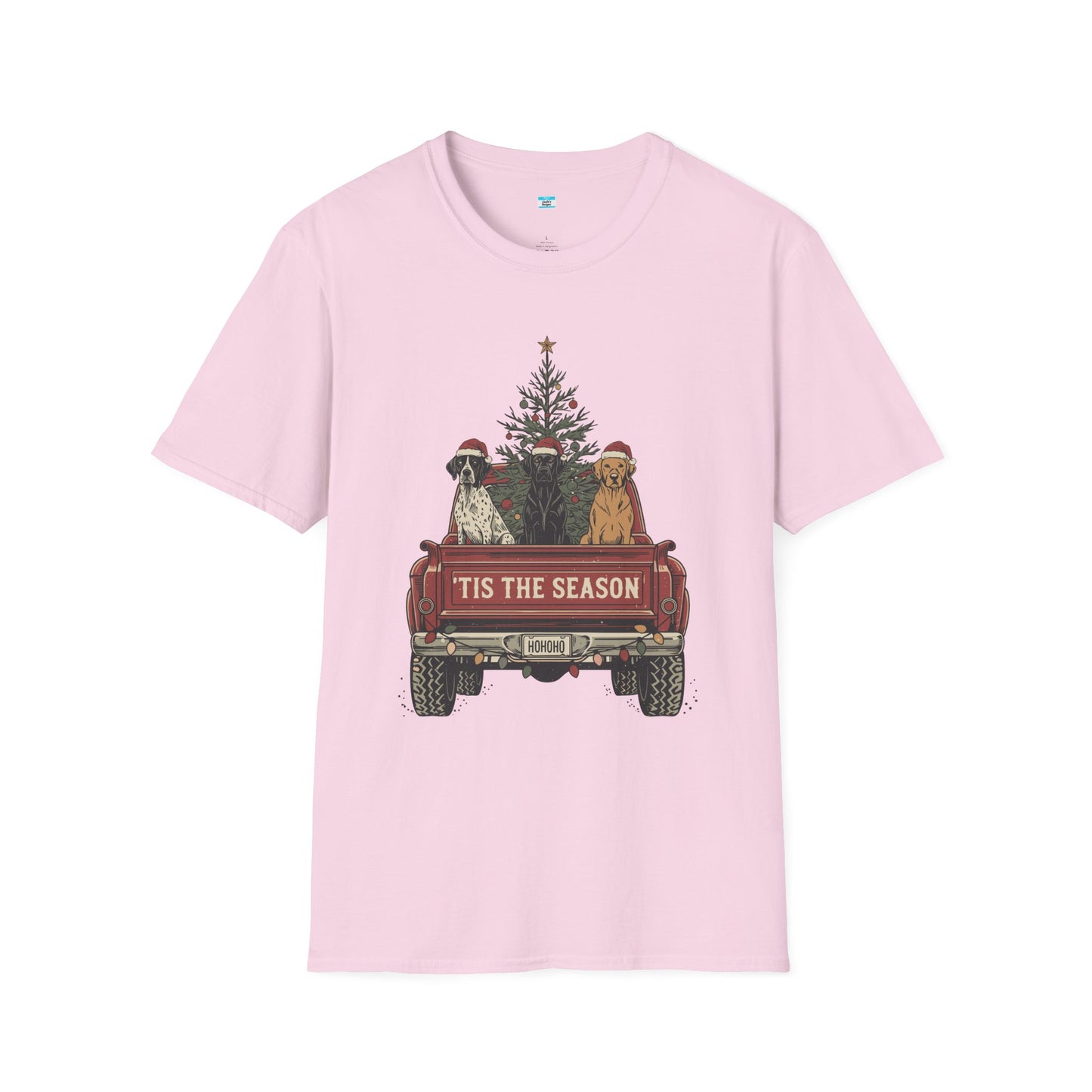 ’Tis The Season Christmas Truck Dog Shirt – Festive Holiday Dog Lover Tee