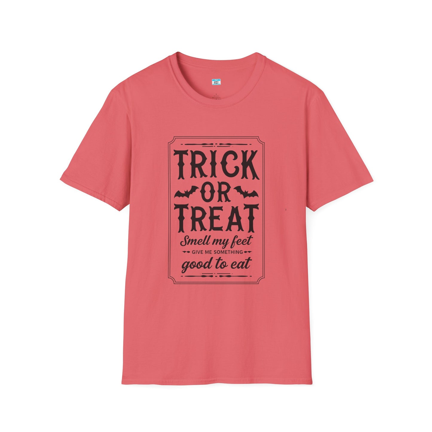 Funny Halloween “Trick or Treat Smell My Feet” T-Shirt – Spooky Season Graphic Tee