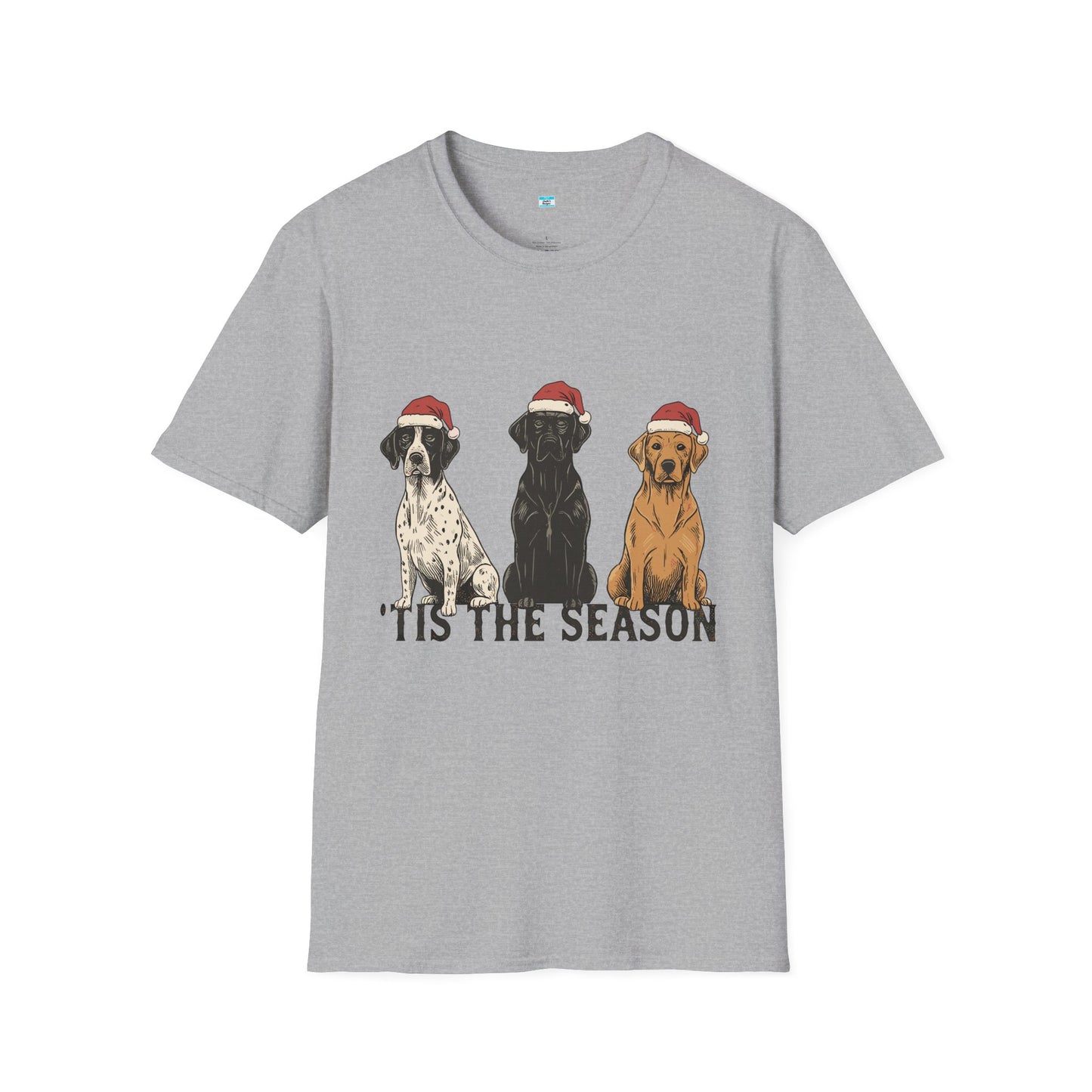 ’Tis The Season Dog Christmas Shirt – Cute Holiday Labrador Dog Lover Tee
