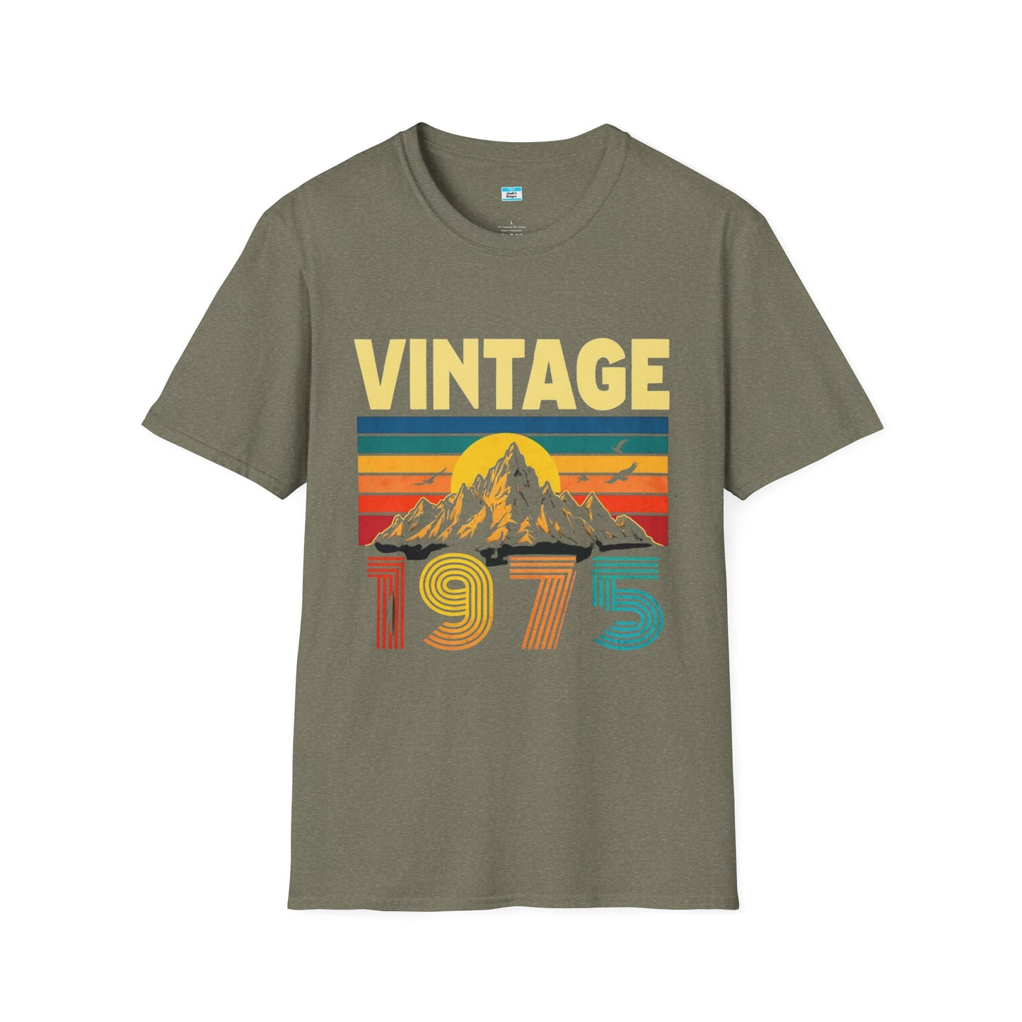 Vintage 1975 T-Shirt β Retro Sunset Mountain 70s Birthday Tee