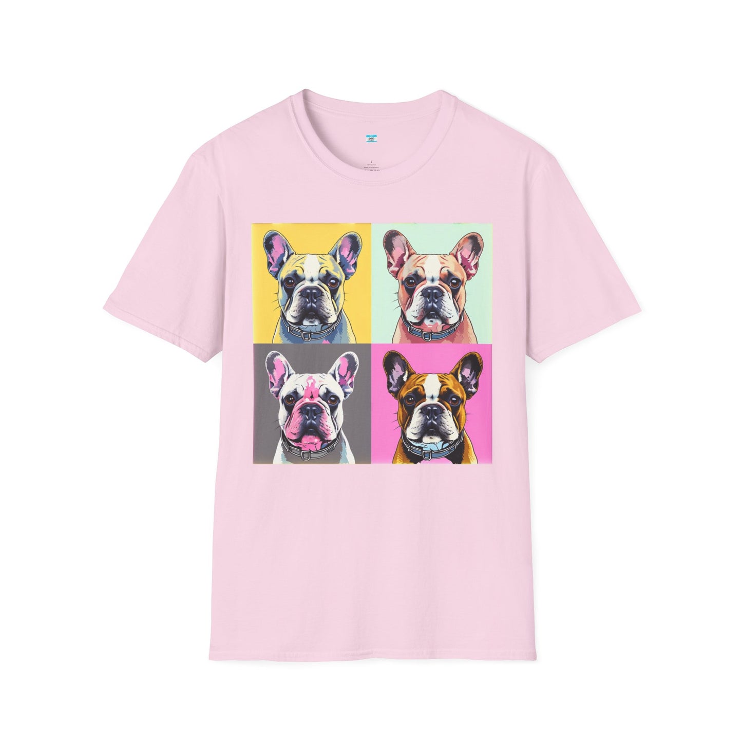 Pop Art French Bulldog T-Shirt β Colorful Frenchie Lover Graphic Tee