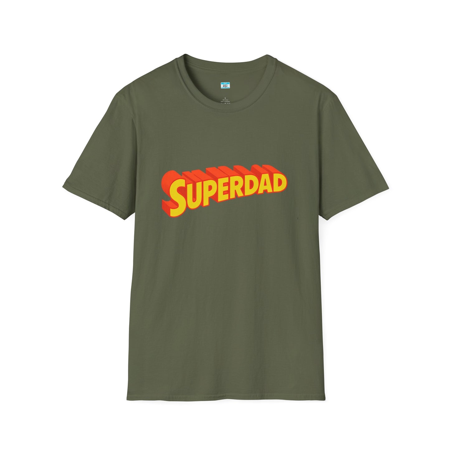Superdad Graphic T-Shirt – Retro Comic Style Dad Tee, Fun Father’s Day Gift