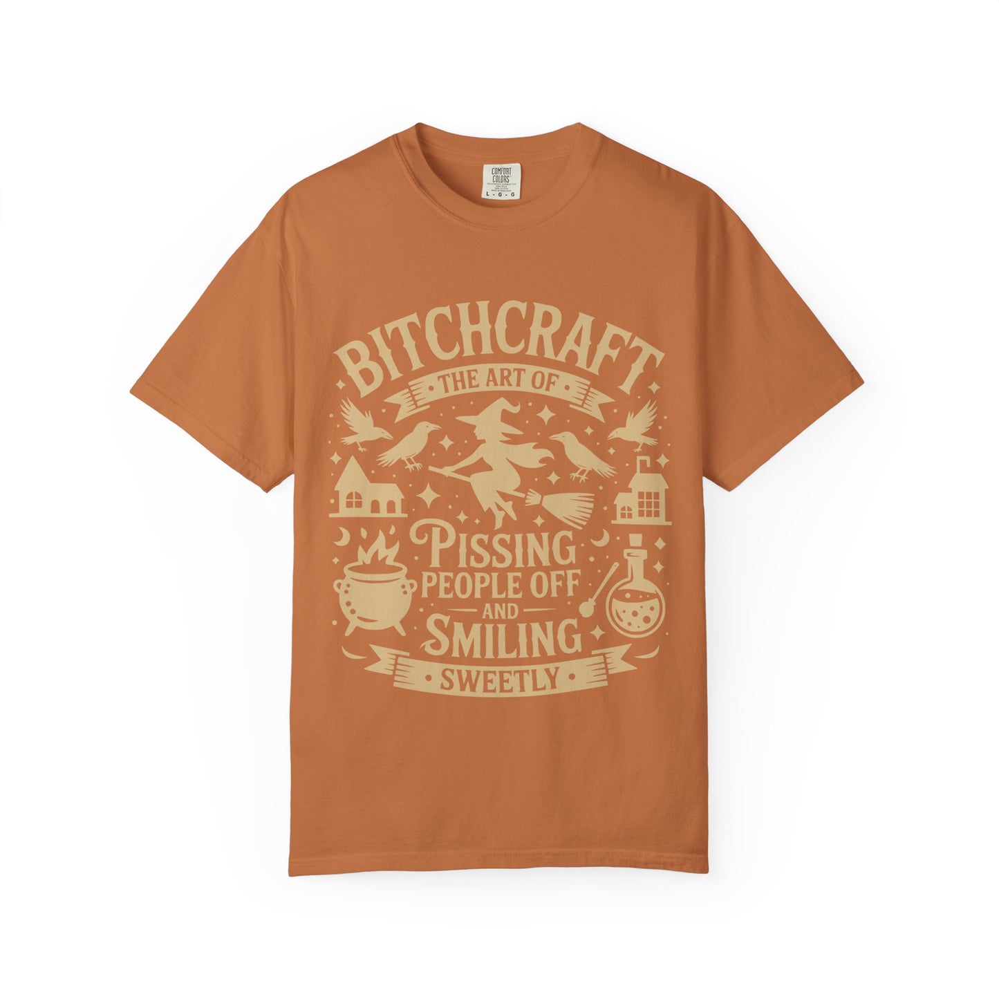 Bitchcraft – Funny Witchy T-Shirt | Gothic Witch Humor Tee