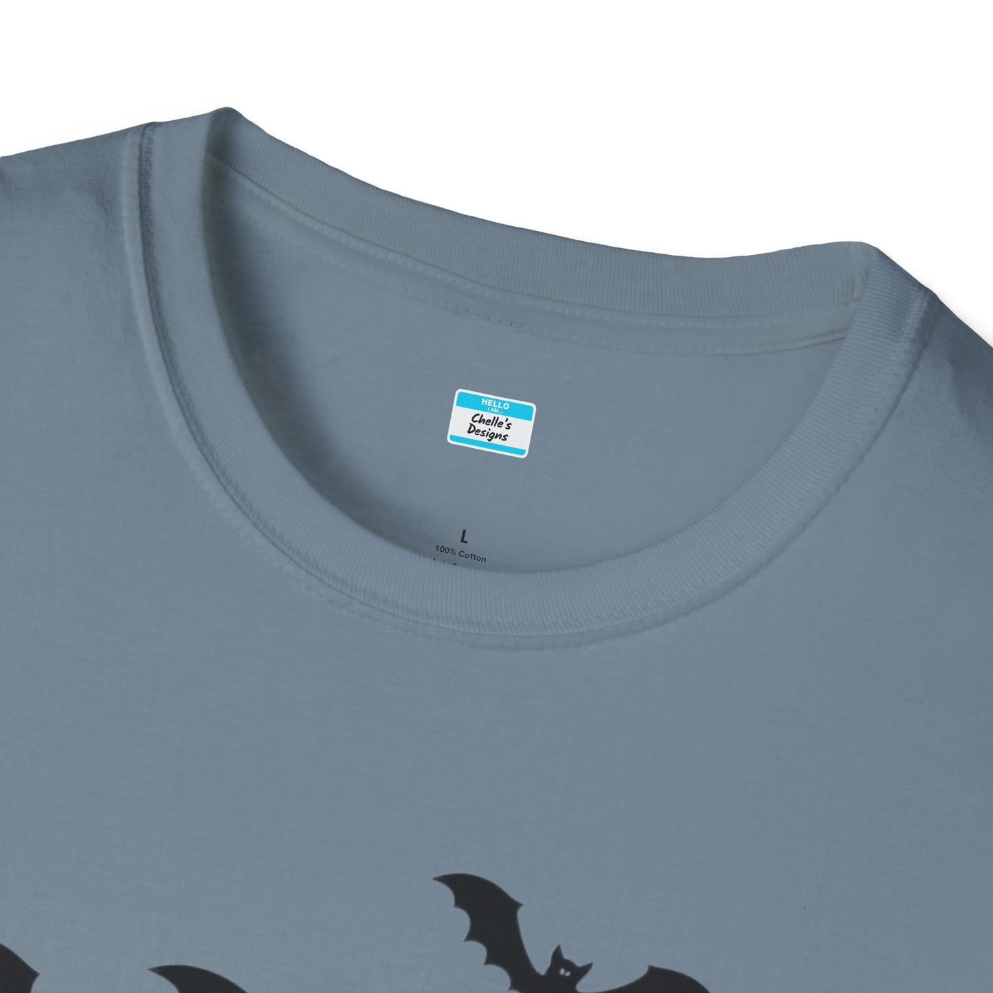 Goth Mama T-Shirt β Moon Phase & Bat Graphic Tee for Spooky Moms