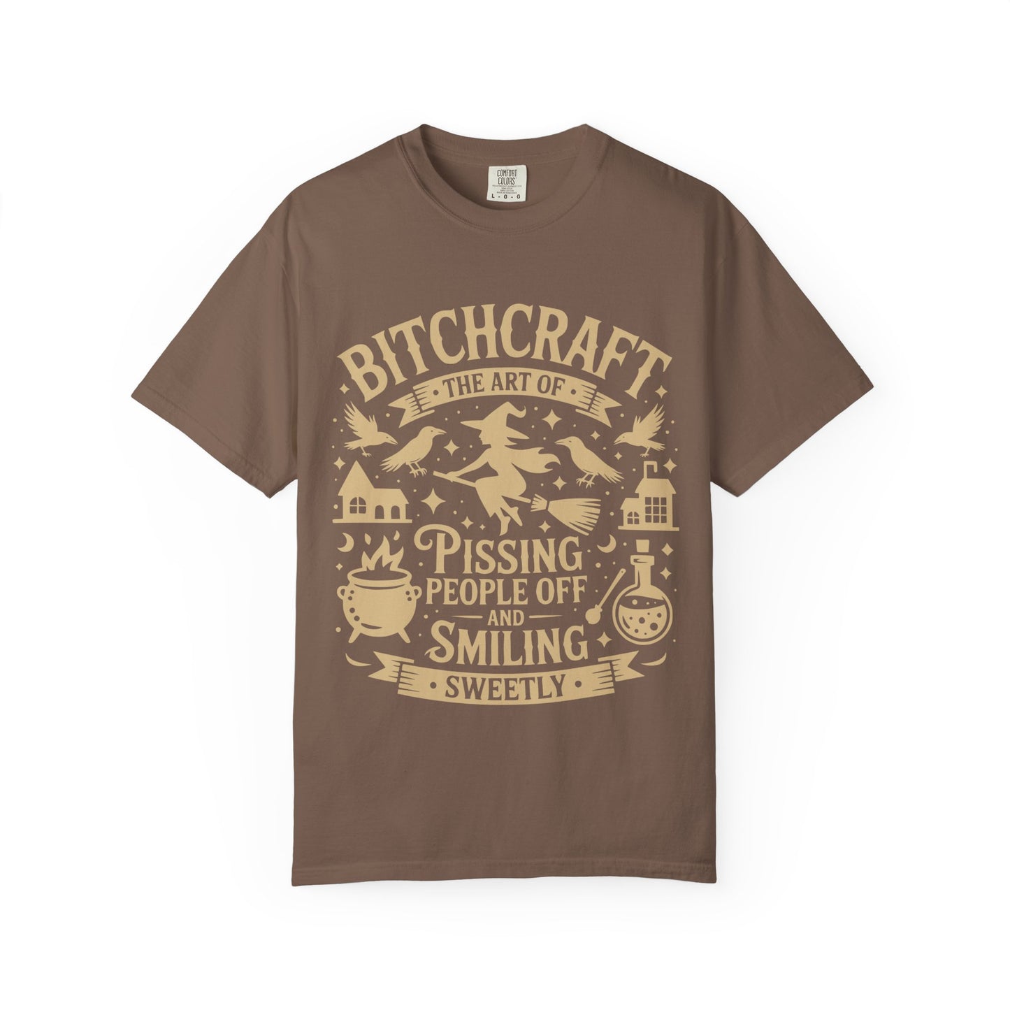 Bitchcraft – Funny Witchy T-Shirt | Gothic Witch Humor Tee