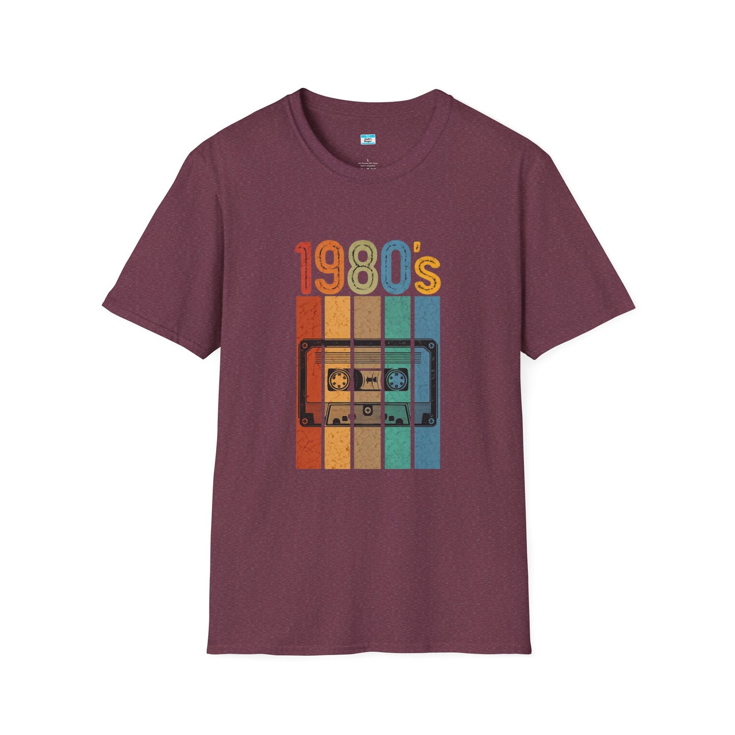 Retro 1980s Cassette Tape T-Shirt – Vintage Mixtape Music Tee