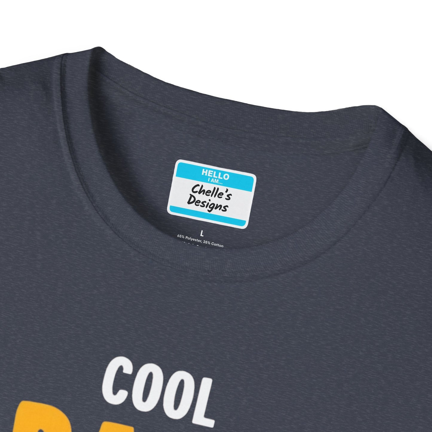 Cool Dads Have Black Beards T-Shirt | Funny Father’s Day Gift Beard Graphic Tee