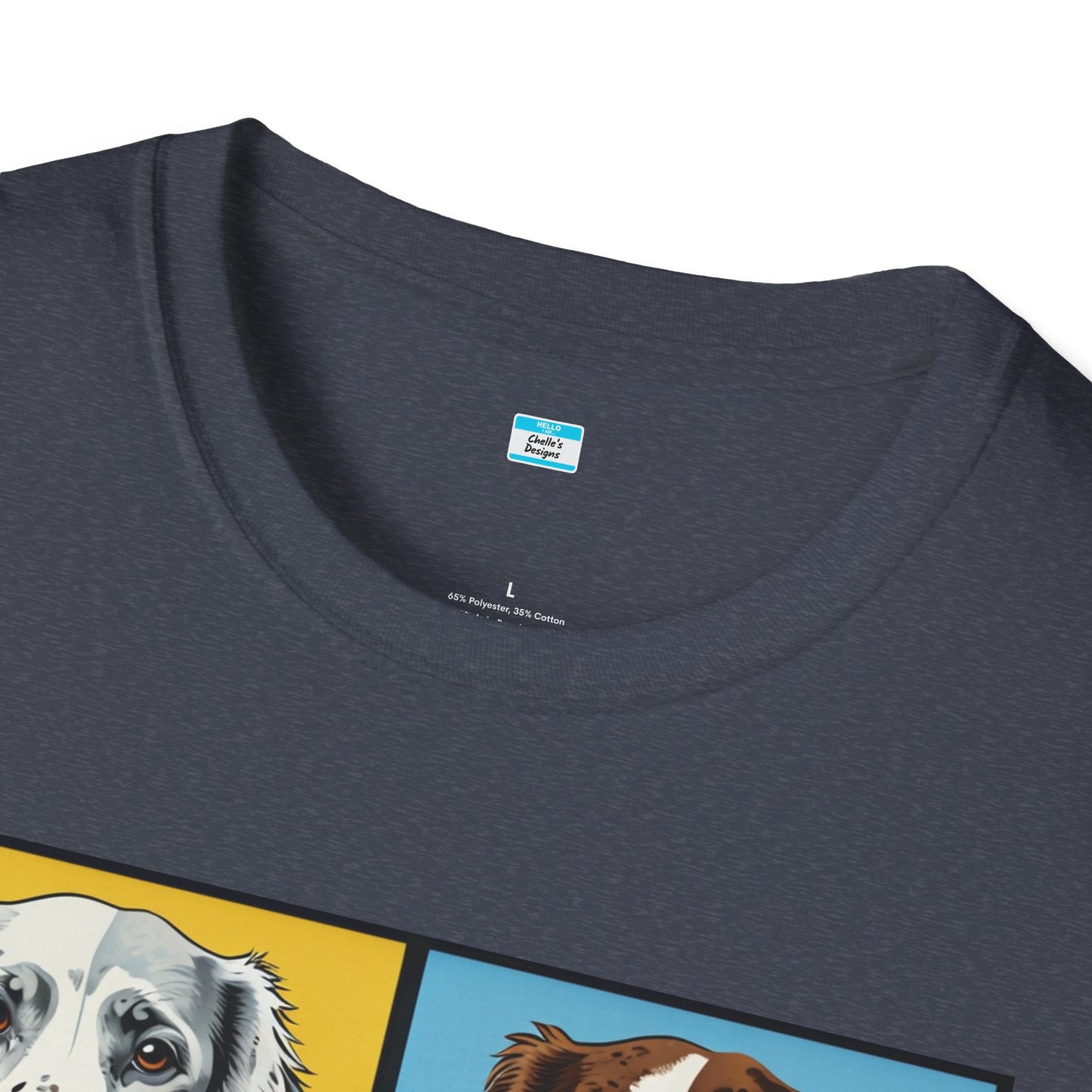 Pop Art English Setter T-Shirt β Colorful Dog Lover Graphic Tee
