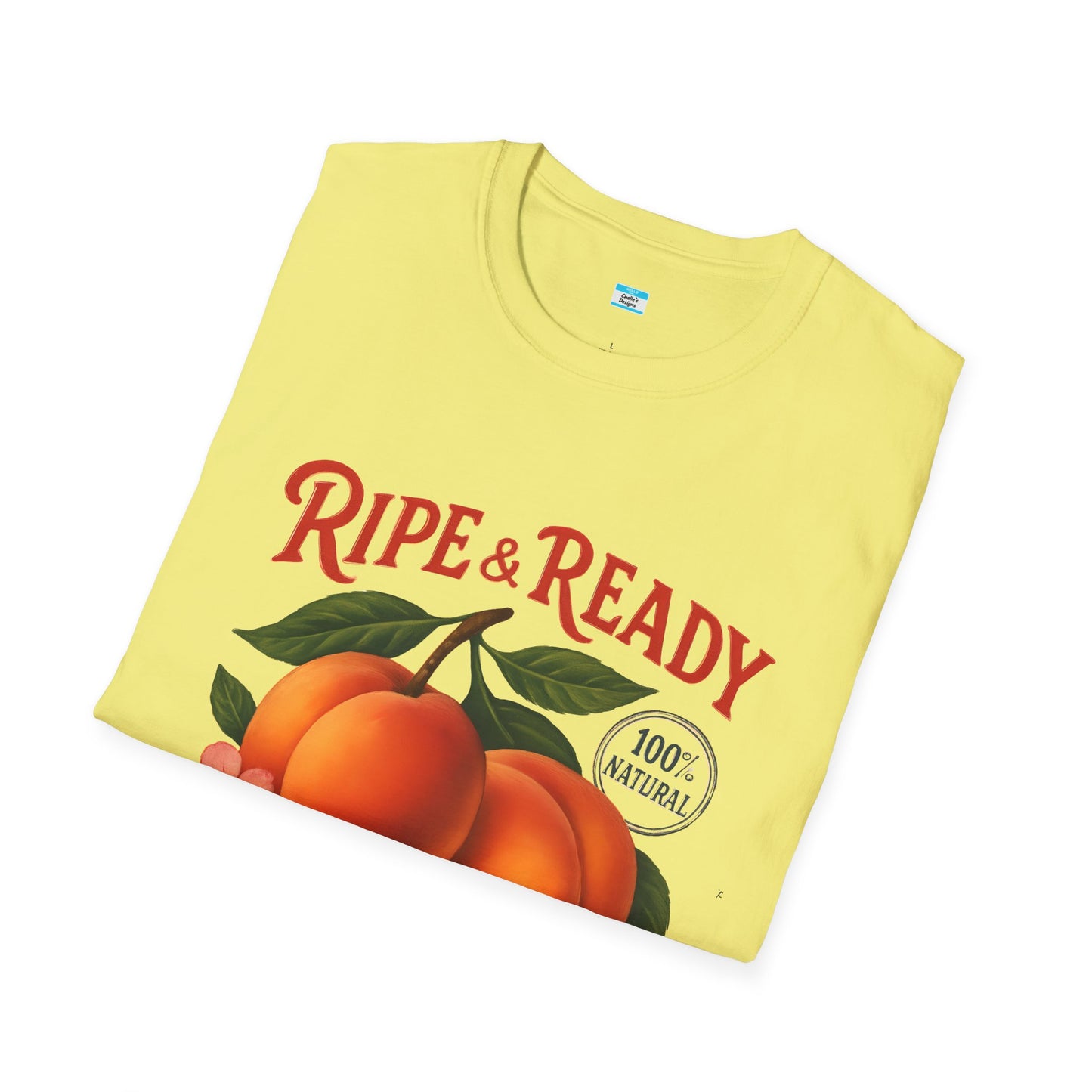 Ripe & Ready Peach T-Shirt β Hidden Valley Sweet Juicy Vintage Fruit Tee