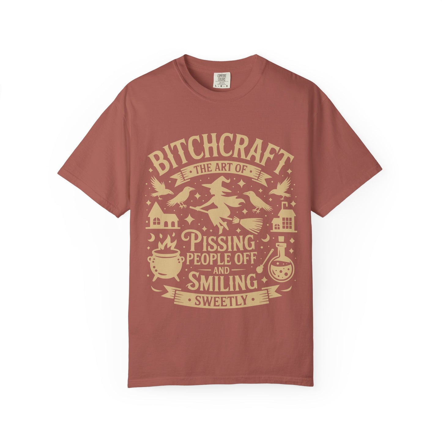 Bitchcraft – Funny Witchy T-Shirt | Gothic Witch Humor Tee