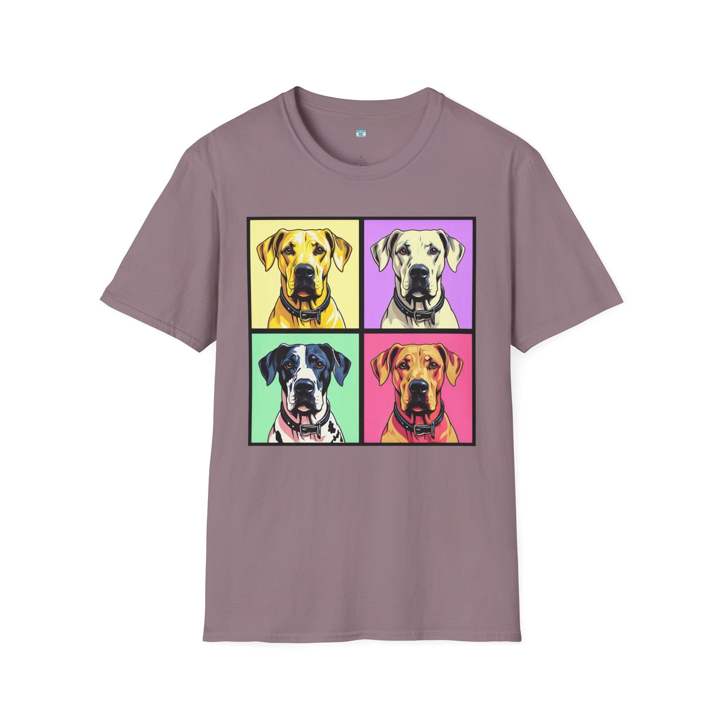 Pop Art Great Dane T-Shirt β Colorful Dog Lover Graphic Tee