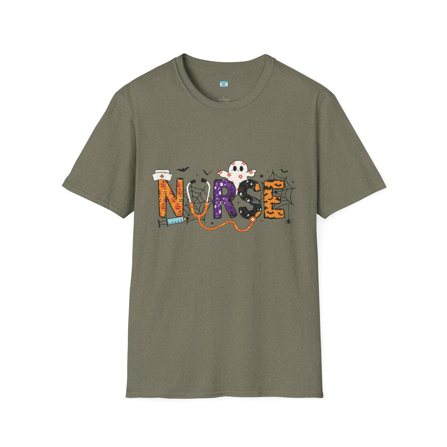 Halloween Nurse T-Shirt – Funny Spooky Medical Graphic Tee for Nurses
