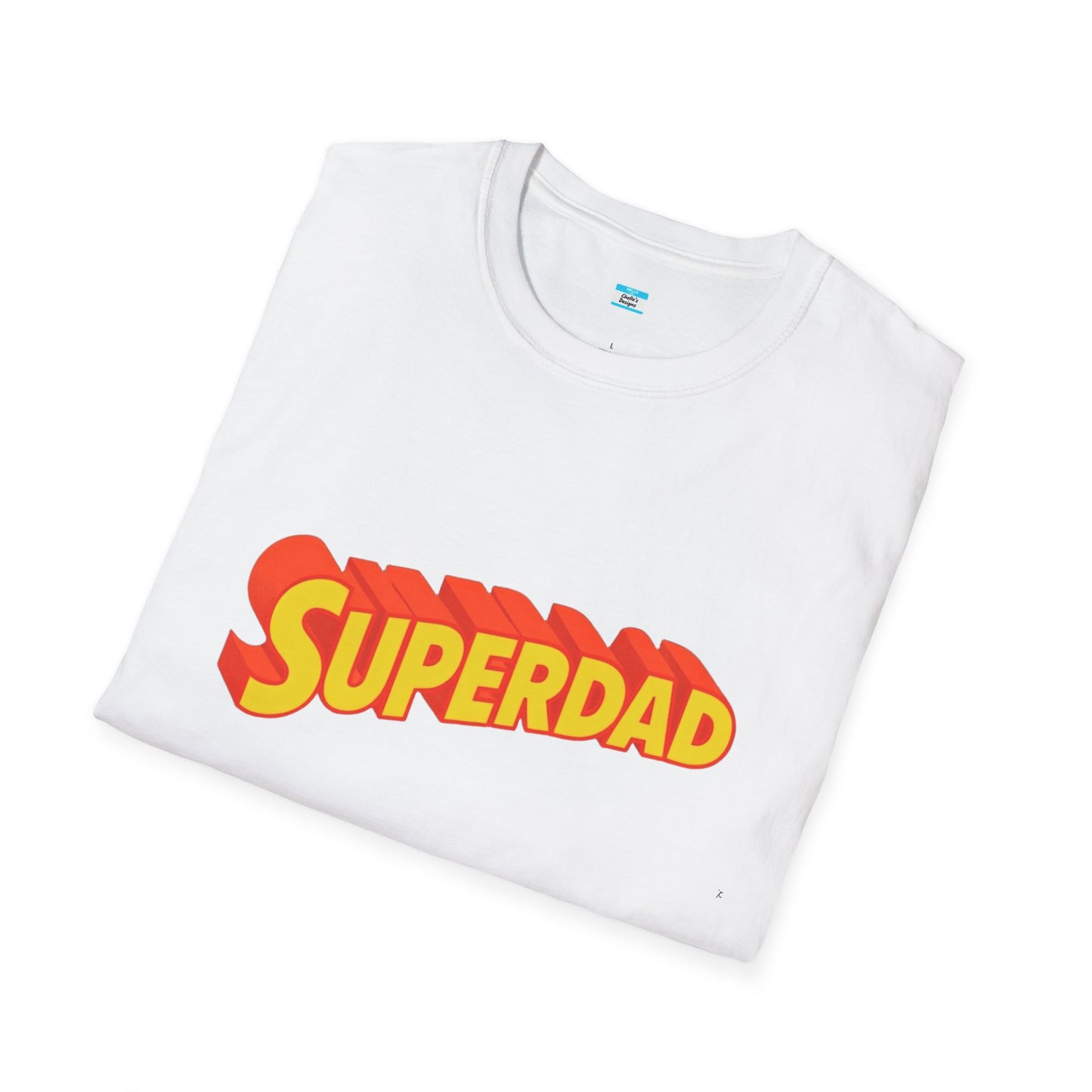 Superdad Graphic T-Shirt – Retro Comic Style Dad Tee, Fun Father’s Day Gift