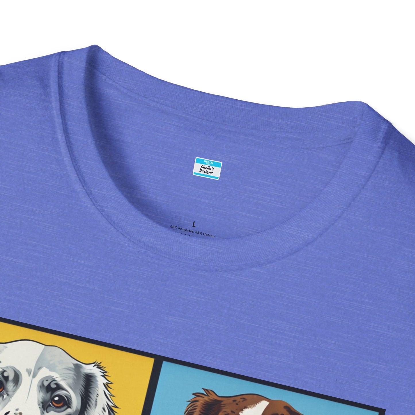 Pop Art English Setter T-Shirt β Colorful Dog Lover Graphic Tee
