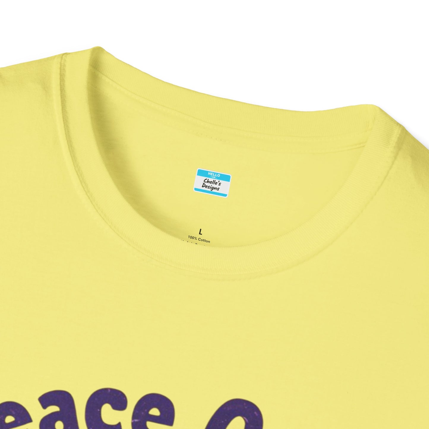 Peace Out! T-Shirt – Psychedelic Sun & Peace Sign Retro Rock Tee