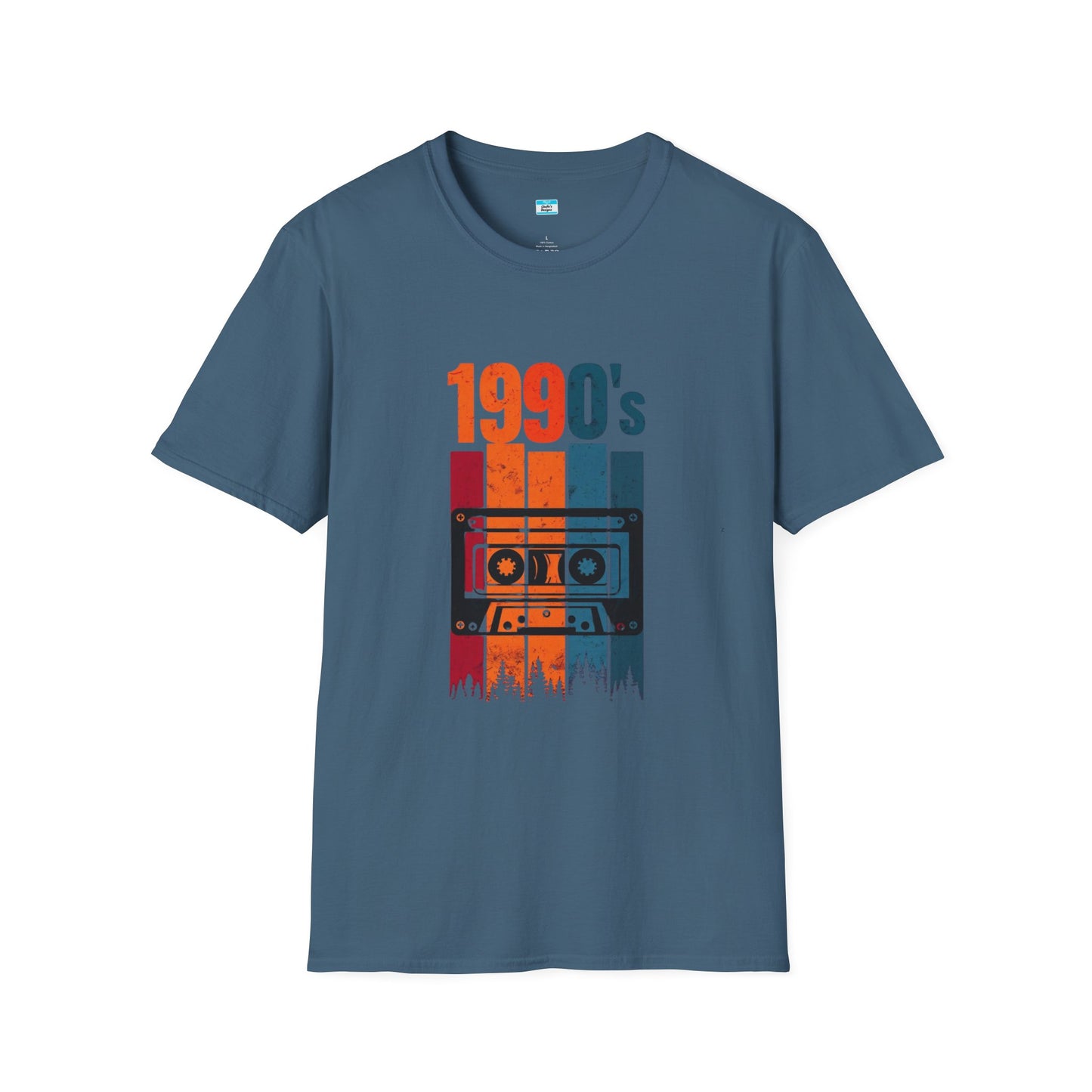 Retro 1990s Cassette Tape T-Shirt – Vintage Forest Mixtape Music Tee