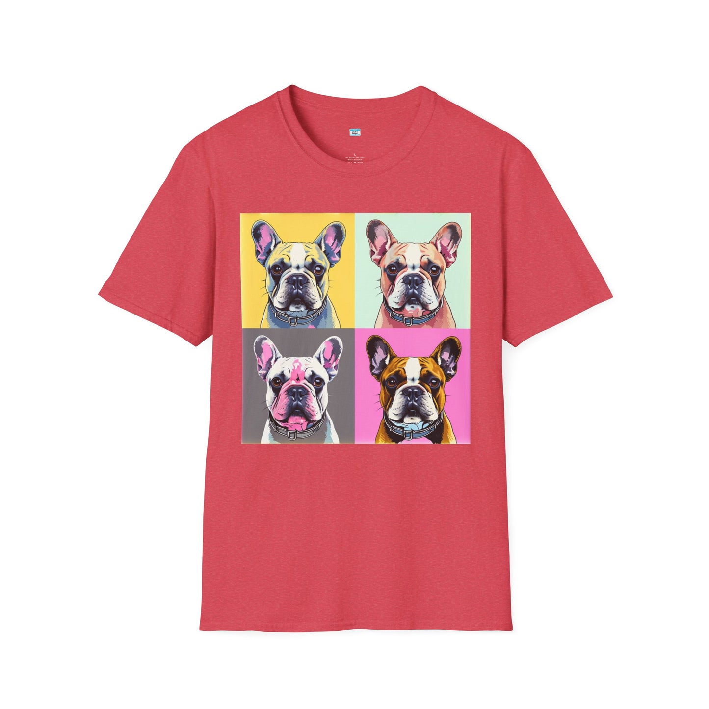 Pop Art French Bulldog T-Shirt β Colorful Frenchie Lover Graphic Tee