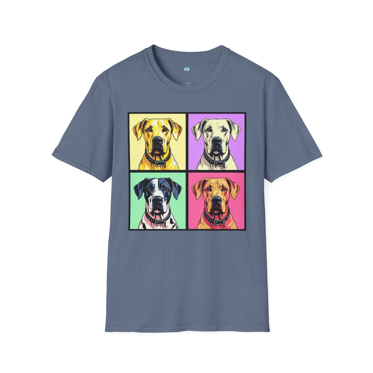 Pop Art Great Dane T-Shirt β Colorful Dog Lover Graphic Tee