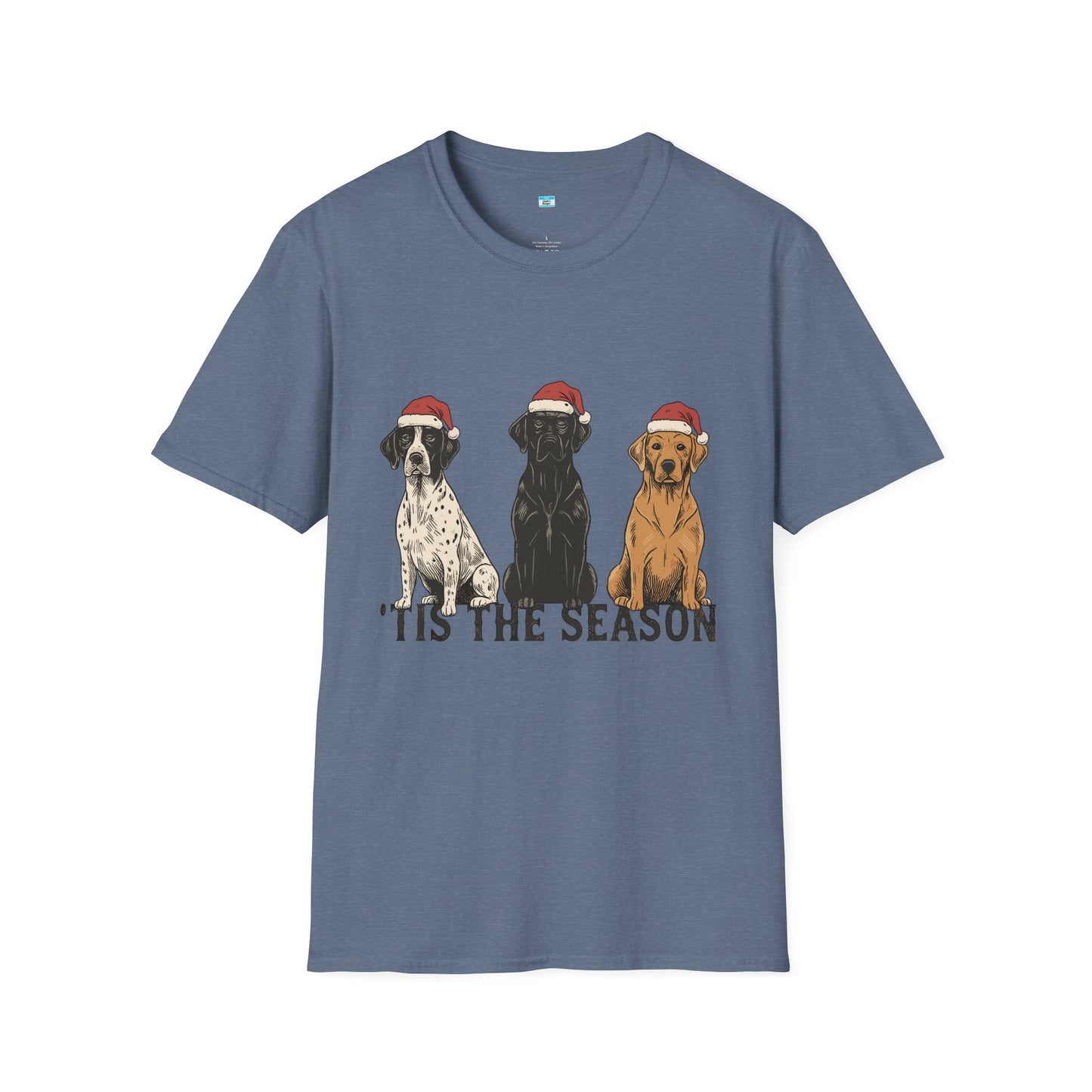 ’Tis The Season Dog Christmas Shirt – Cute Holiday Labrador Dog Lover Tee