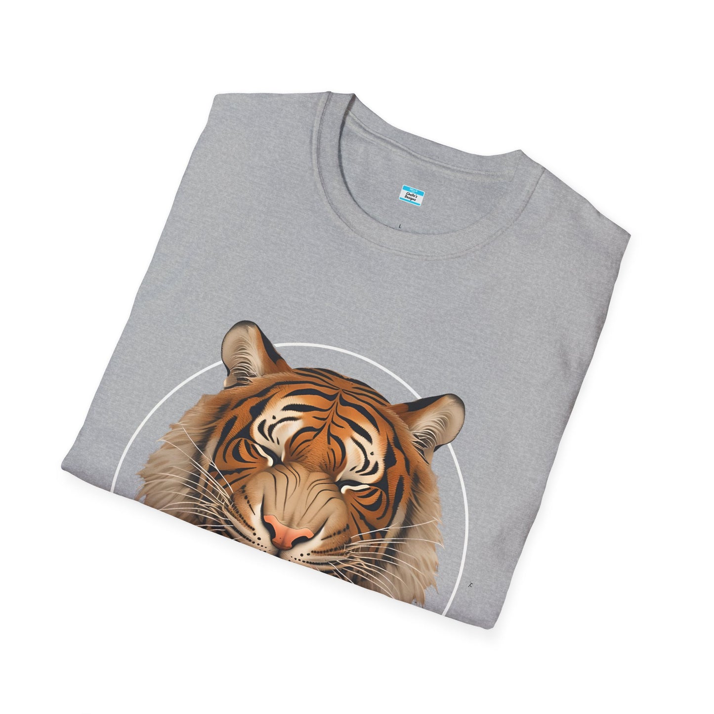 Roaring Tiger Face Graphic T-Shirt – Bold Wild Jungle Animal Tee for Men & Women