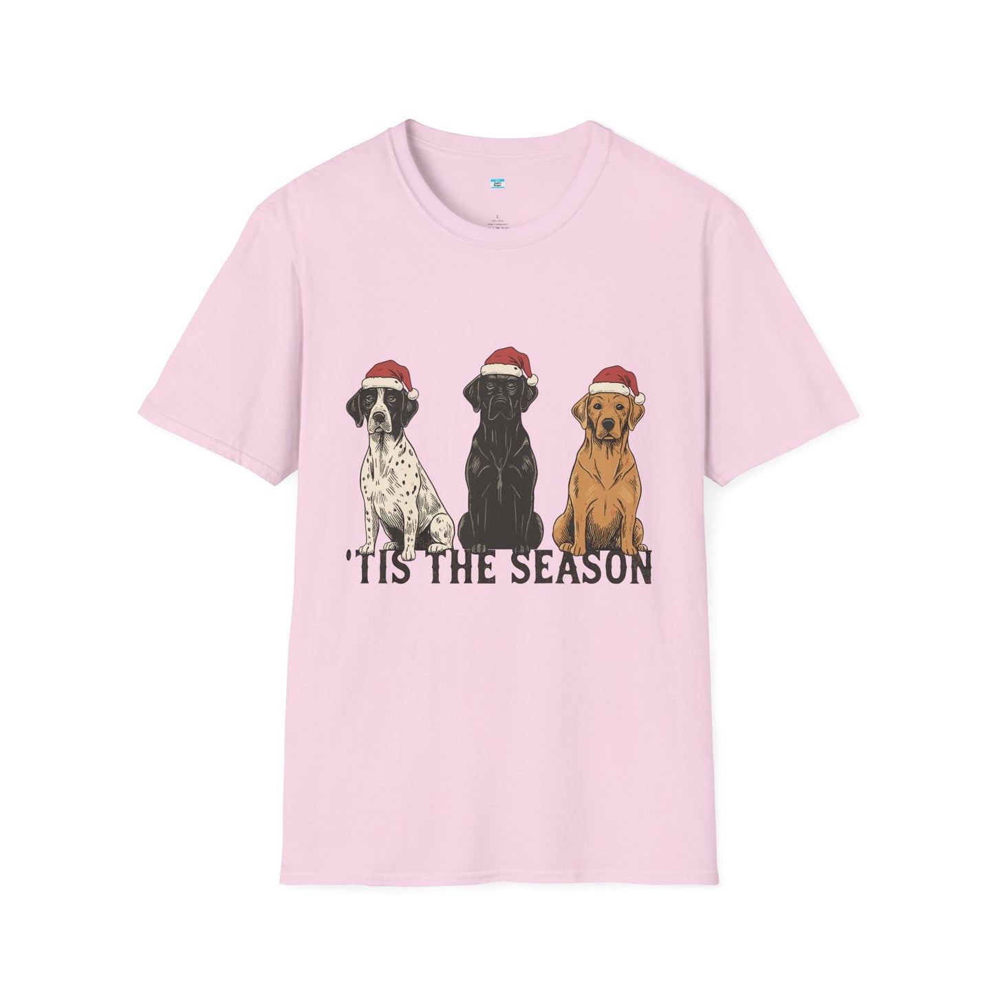 ’Tis The Season Dog Christmas Shirt – Cute Holiday Labrador Dog Lover Tee