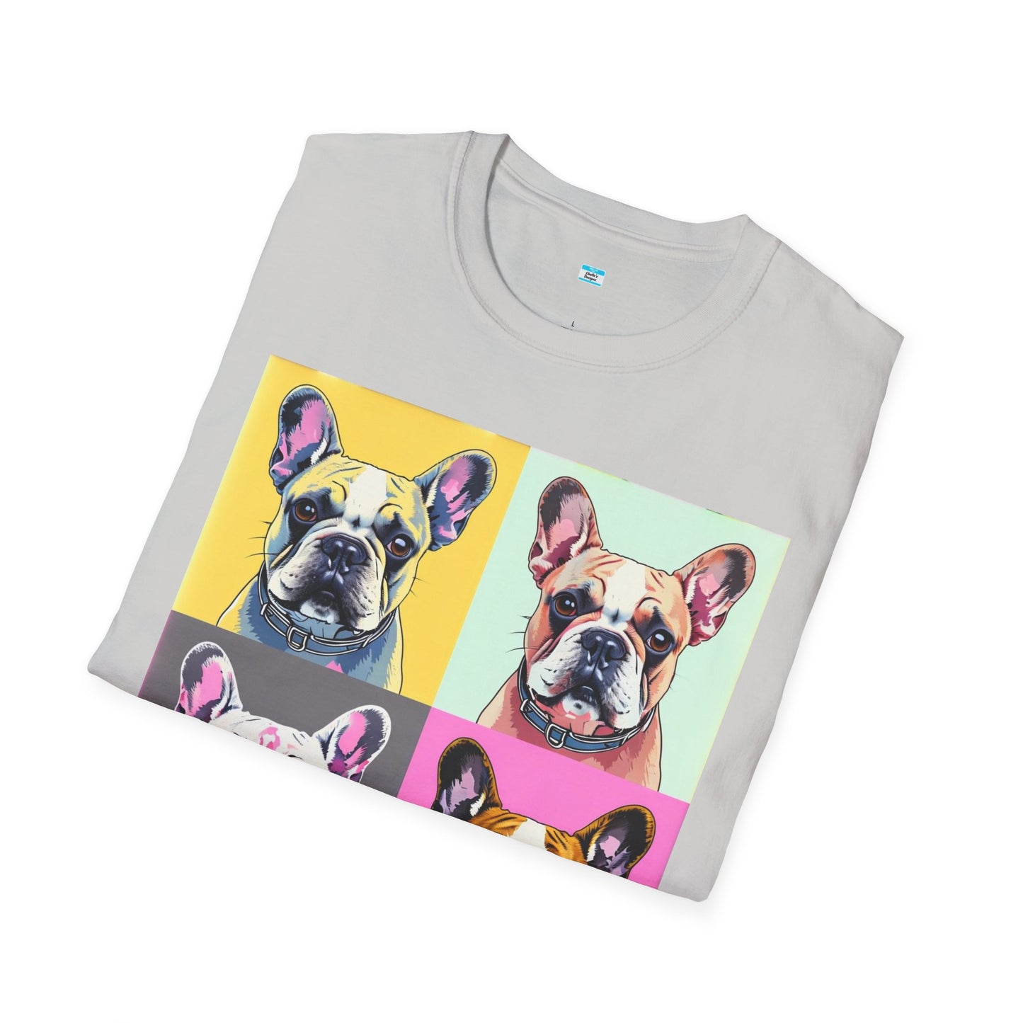 Pop Art French Bulldog T-Shirt β Colorful Frenchie Lover Graphic Tee