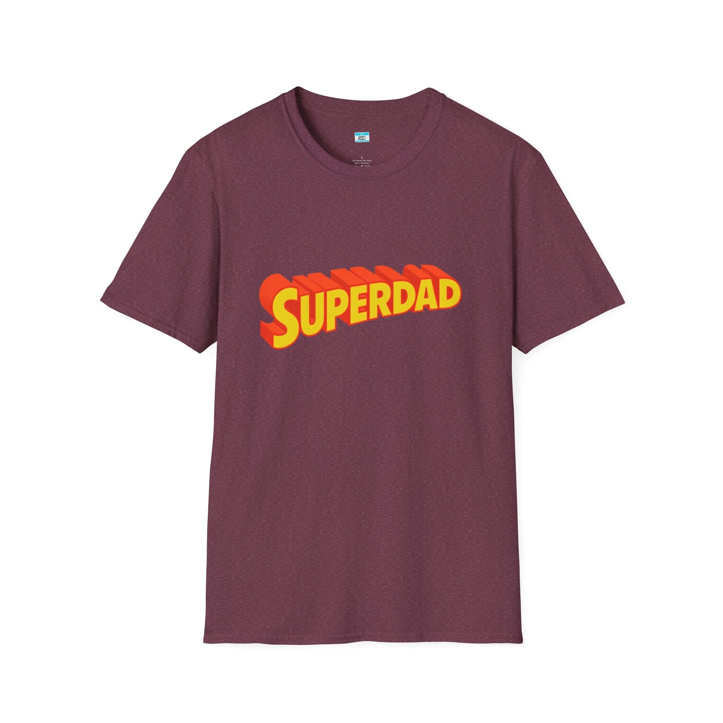 Superdad Graphic T-Shirt – Retro Comic Style Dad Tee, Fun Father’s Day Gift