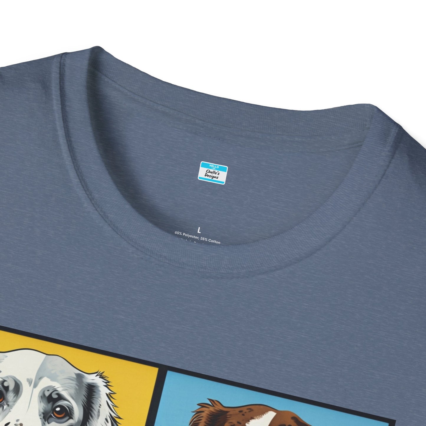 Pop Art English Setter T-Shirt β Colorful Dog Lover Graphic Tee