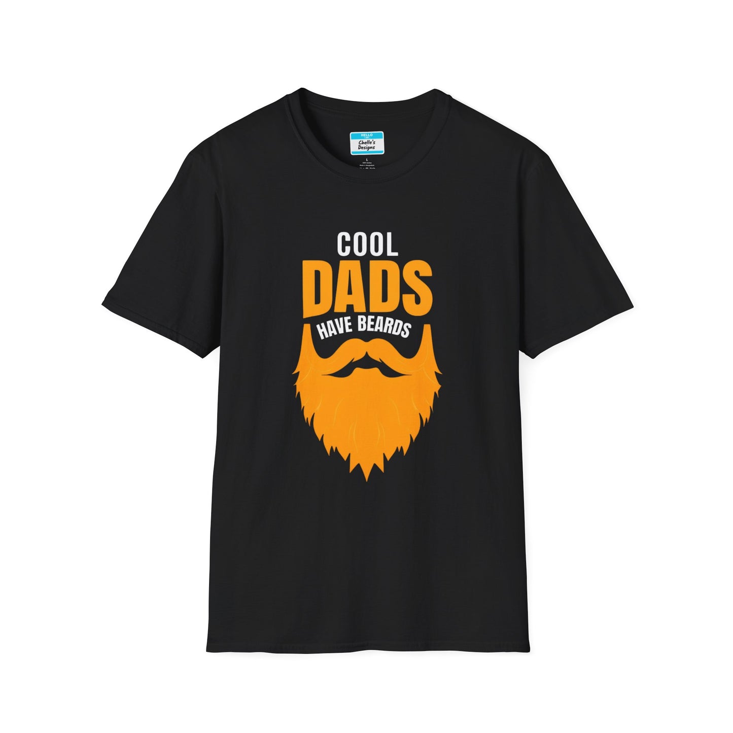 Cool Dads Have Ginger Beards T-Shirt | Funny Father’s Day Gift Beard Graphic Tee