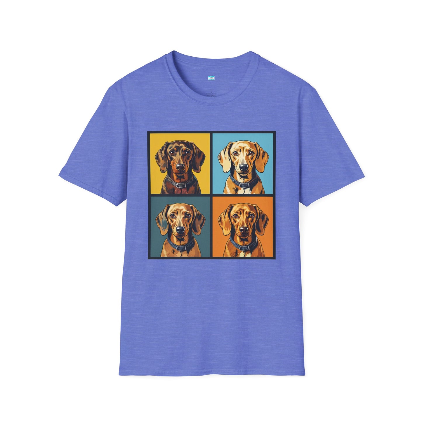 Pop Art Dachshund T-Shirt β Colorful Wiener Dog Lover Graphic Tee