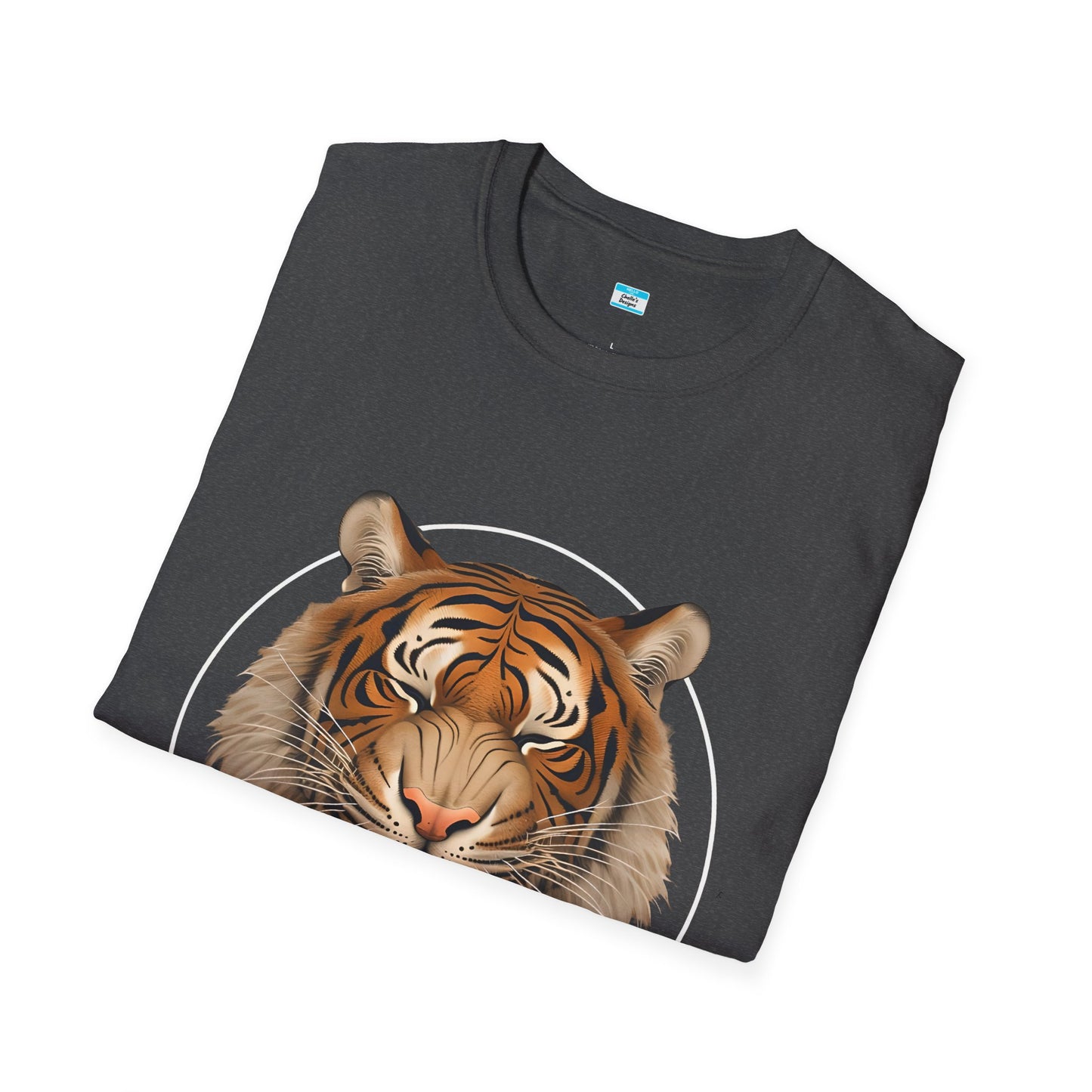 Roaring Tiger Face Graphic T-Shirt – Bold Wild Jungle Animal Tee for Men & Women