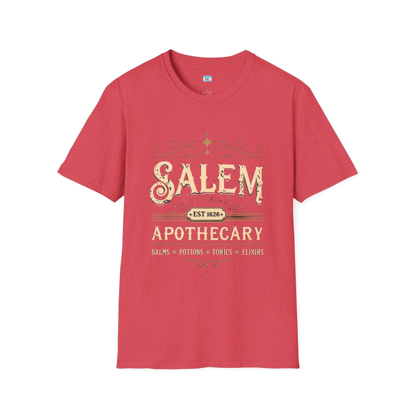 Salem Apothecary T-Shirt β Vintage Witchy Halloween Tee | Potions, Elixirs & Magic Design