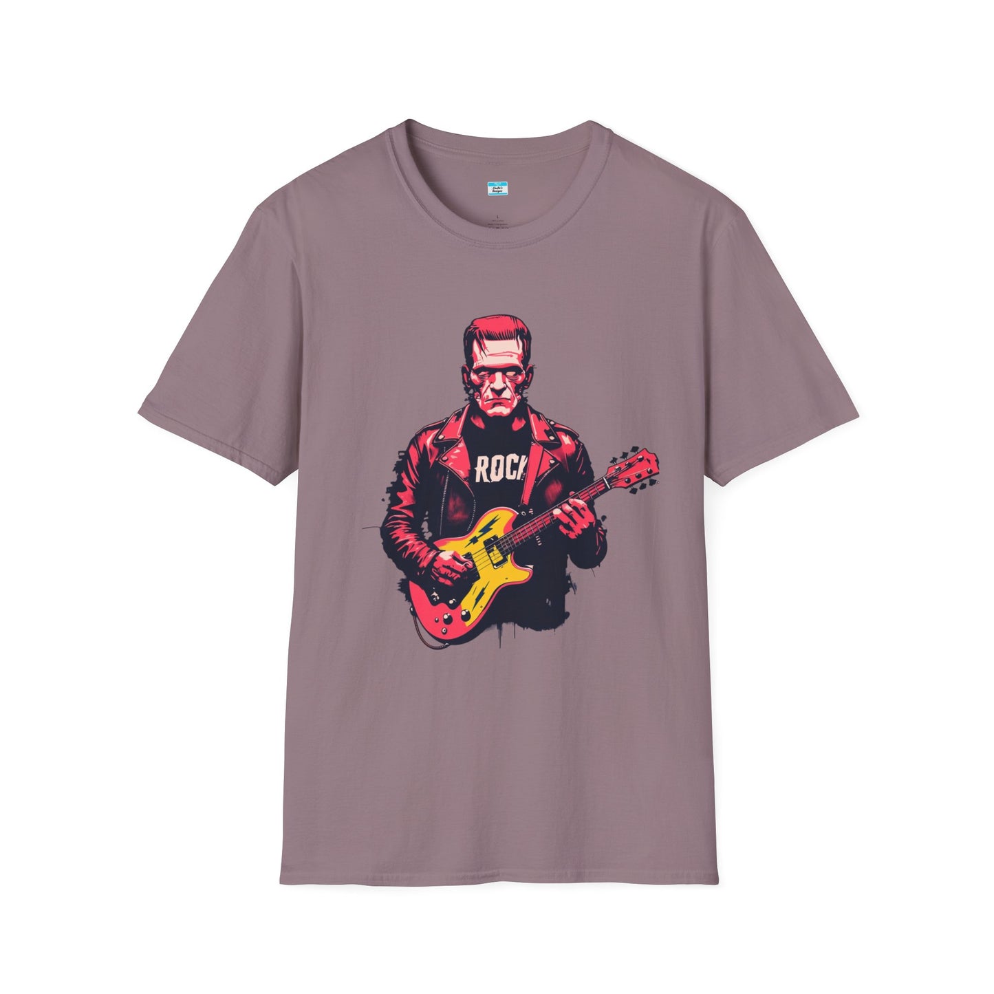 Frankenstein Rock Guitar T-Shirt – Horror Punk Monster Music Tee
