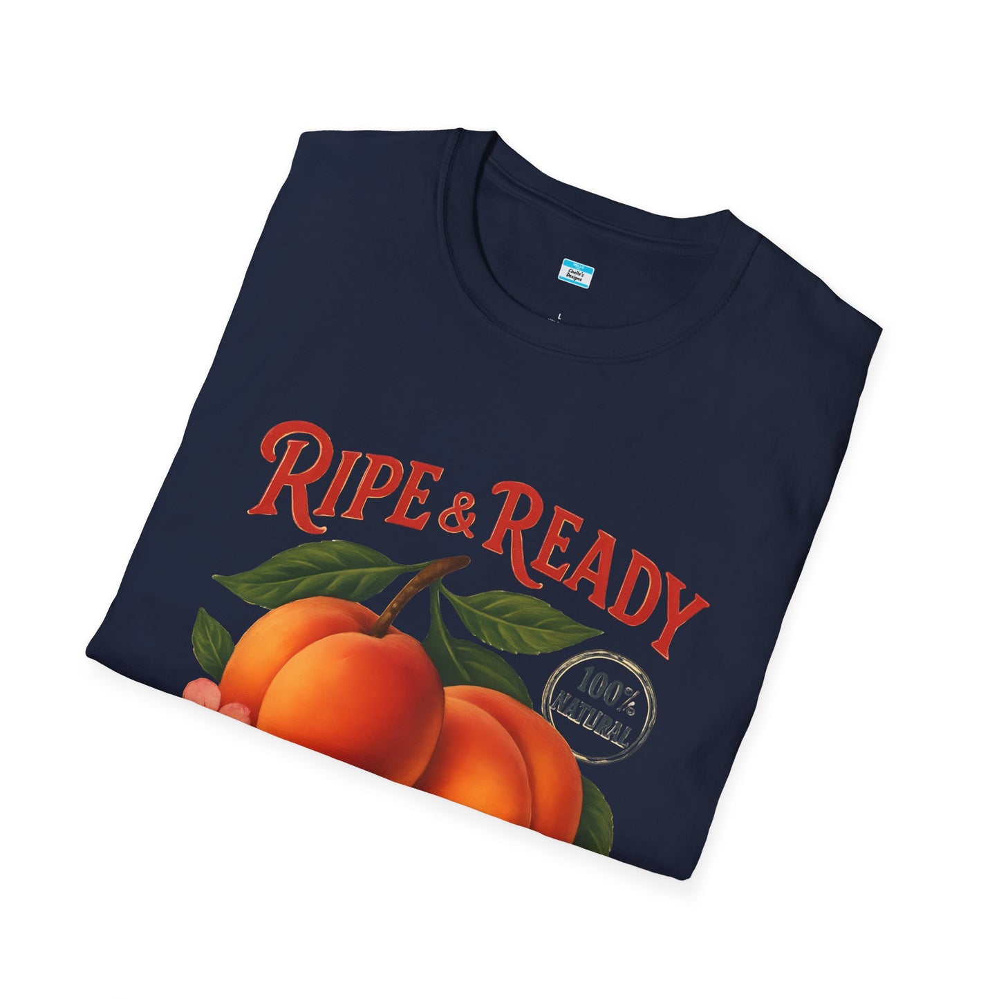 Ripe & Ready Peach T-Shirt β Hidden Valley Sweet Juicy Vintage Fruit Tee
