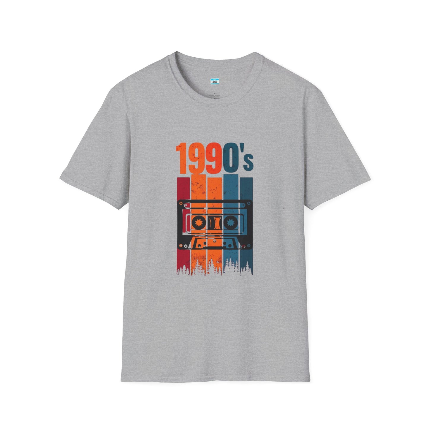 Retro 1990s Cassette Tape T-Shirt – Vintage Forest Mixtape Music Tee