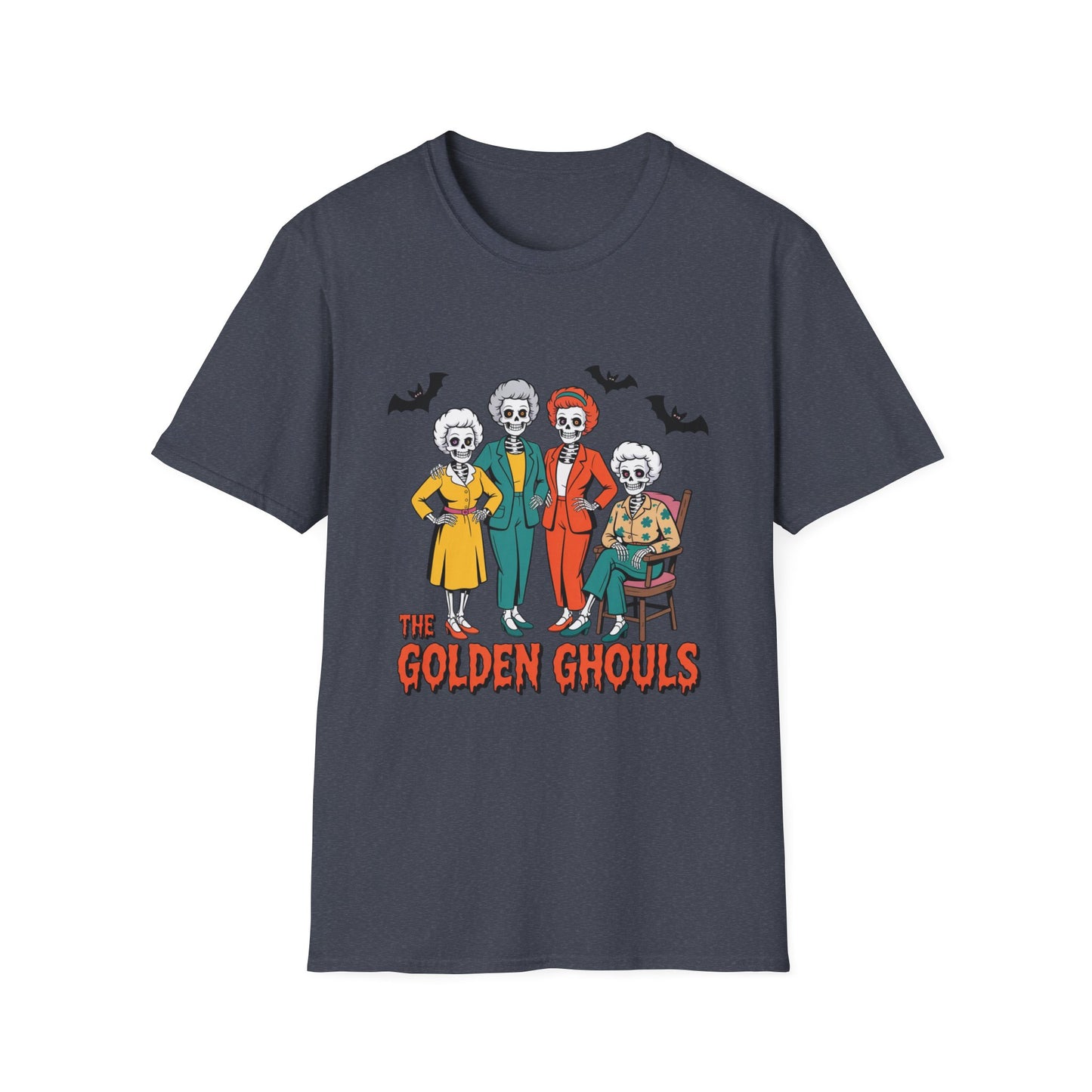 Golden Ghouls Halloween Parody T-Shirt β Funny Skeleton Golden Girls Tee