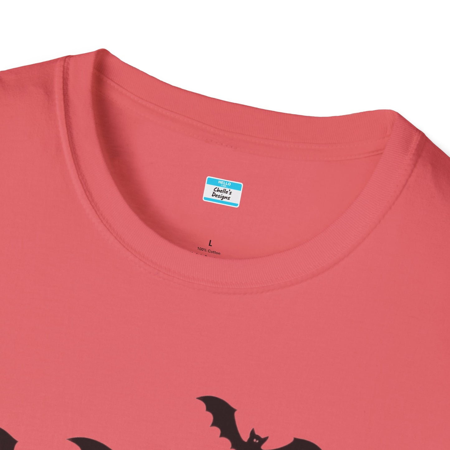 Goth Mama T-Shirt β Moon Phase & Bat Graphic Tee for Spooky Moms