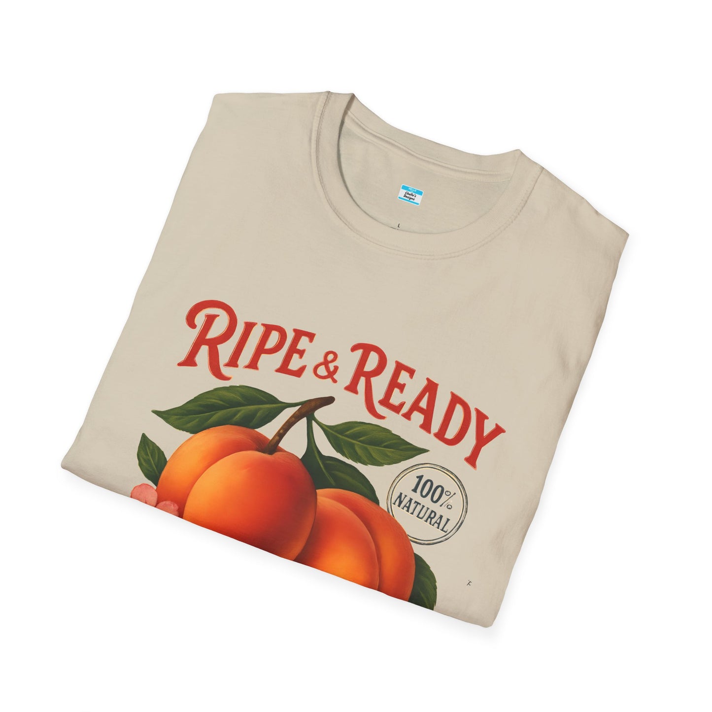 Ripe & Ready Peach T-Shirt β Hidden Valley Sweet Juicy Vintage Fruit Tee