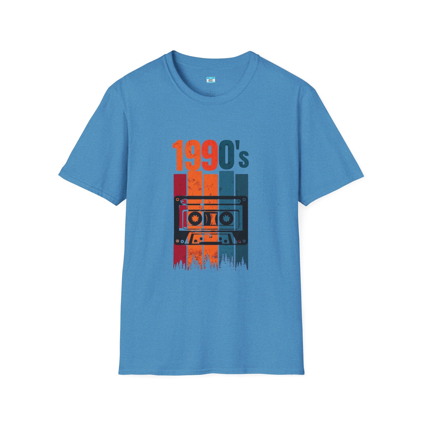 Retro 1990s Cassette Tape T-Shirt – Vintage Forest Mixtape Music Tee