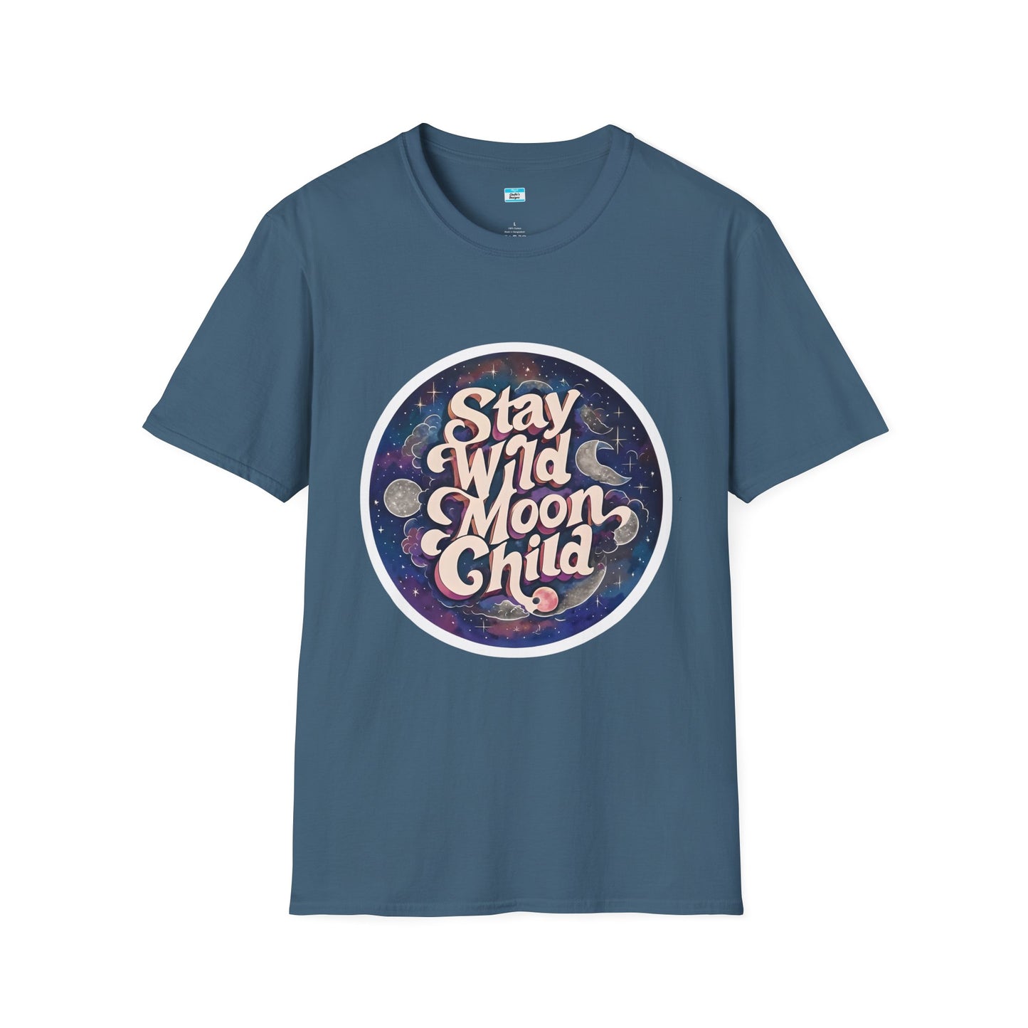 Stay Wild Moon Child T-Shirt β Boho Retro Celestial Graphic Tee