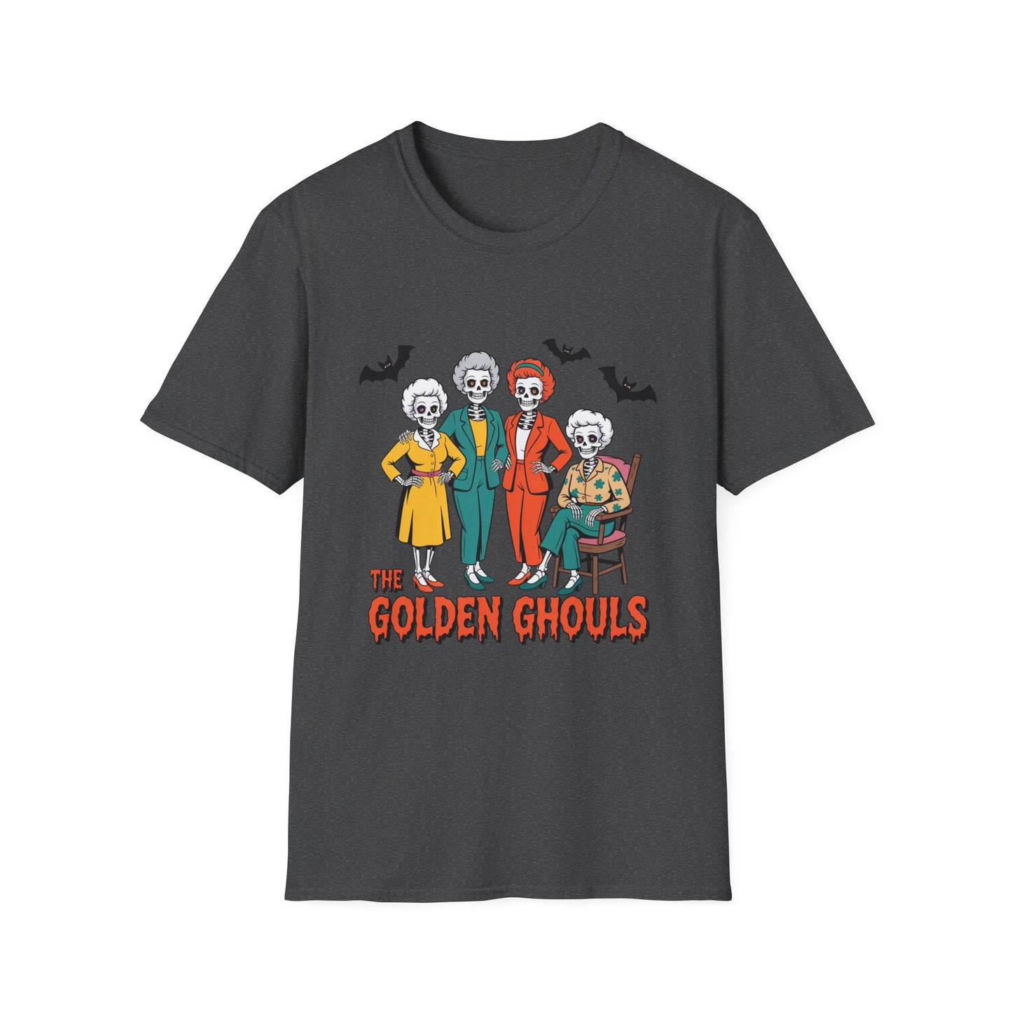 Golden Ghouls Halloween Parody T-Shirt β Funny Skeleton Golden Girls Tee