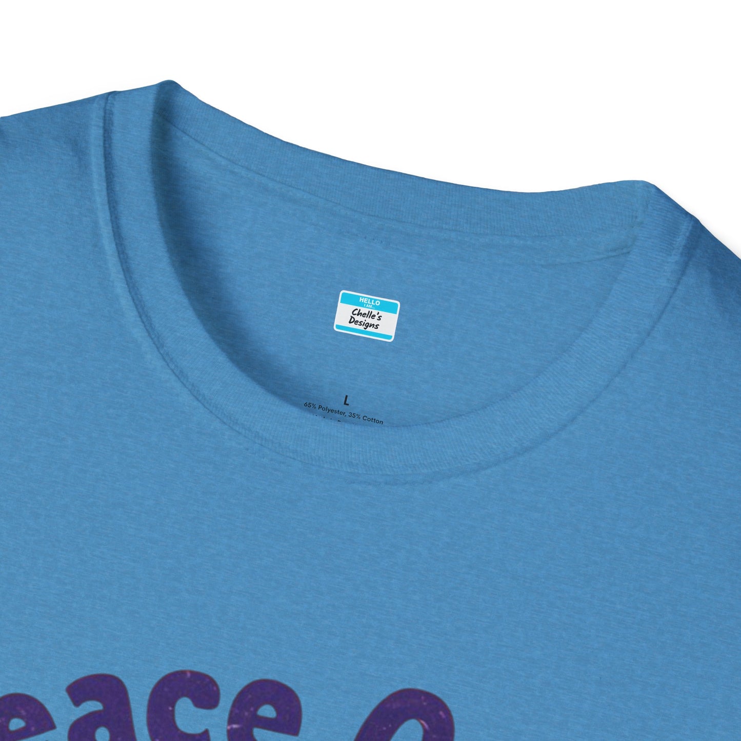 Peace Out! T-Shirt – Psychedelic Sun & Peace Sign Retro Rock Tee