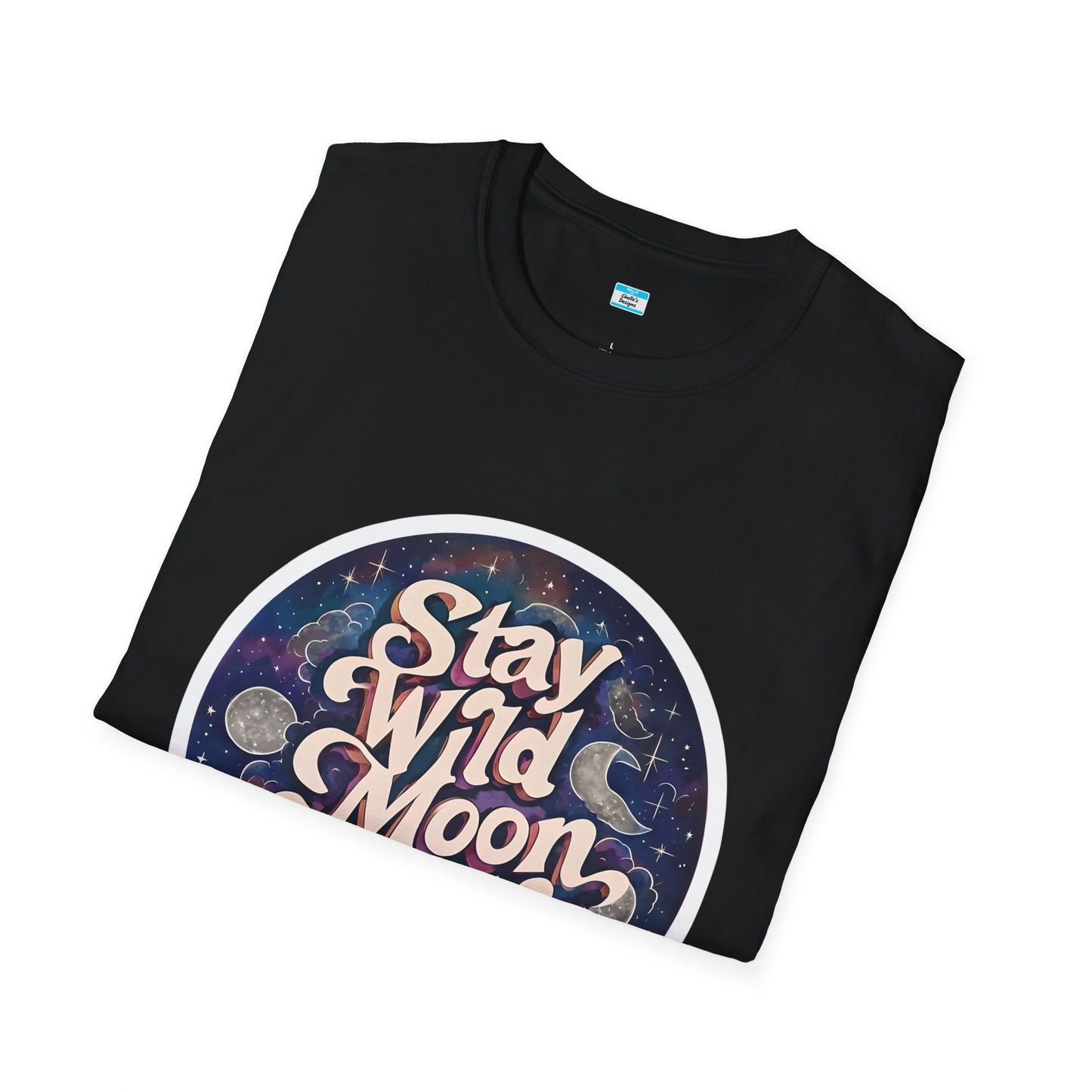 Stay Wild Moon Child T-Shirt β Boho Retro Celestial Graphic Tee