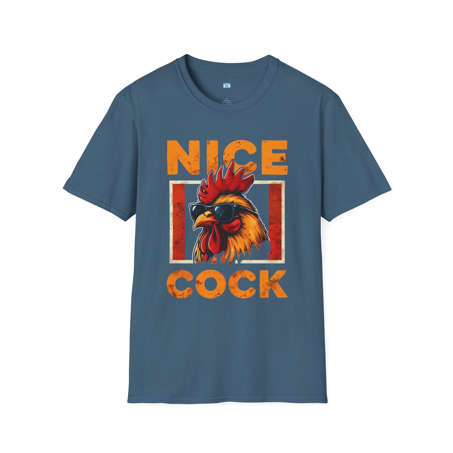 Nice Cock T-Shirt – Funny Rooster Graphic Tee, Farm Animal Humor Shirt