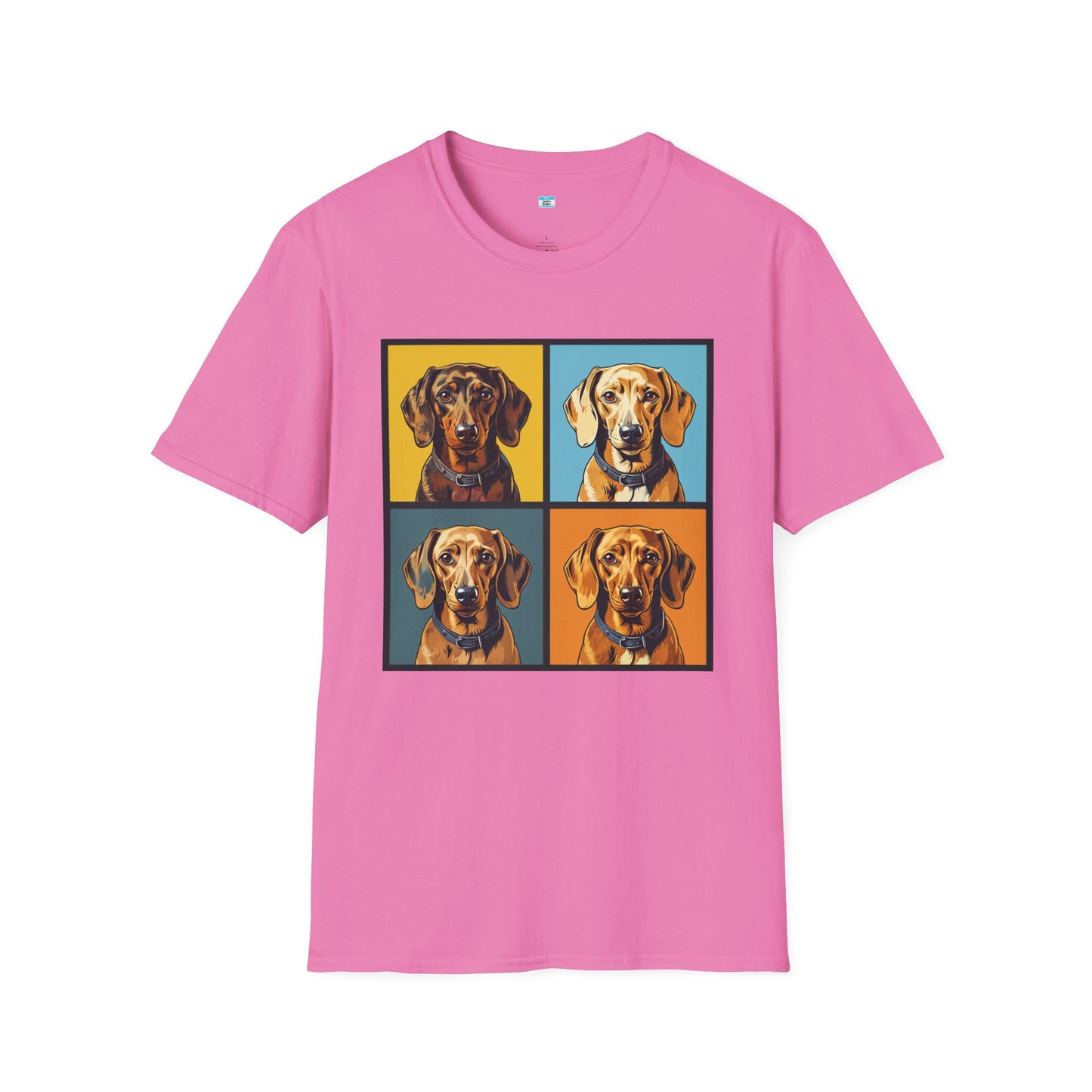 Pop Art Dachshund T-Shirt β Colorful Wiener Dog Lover Graphic Tee