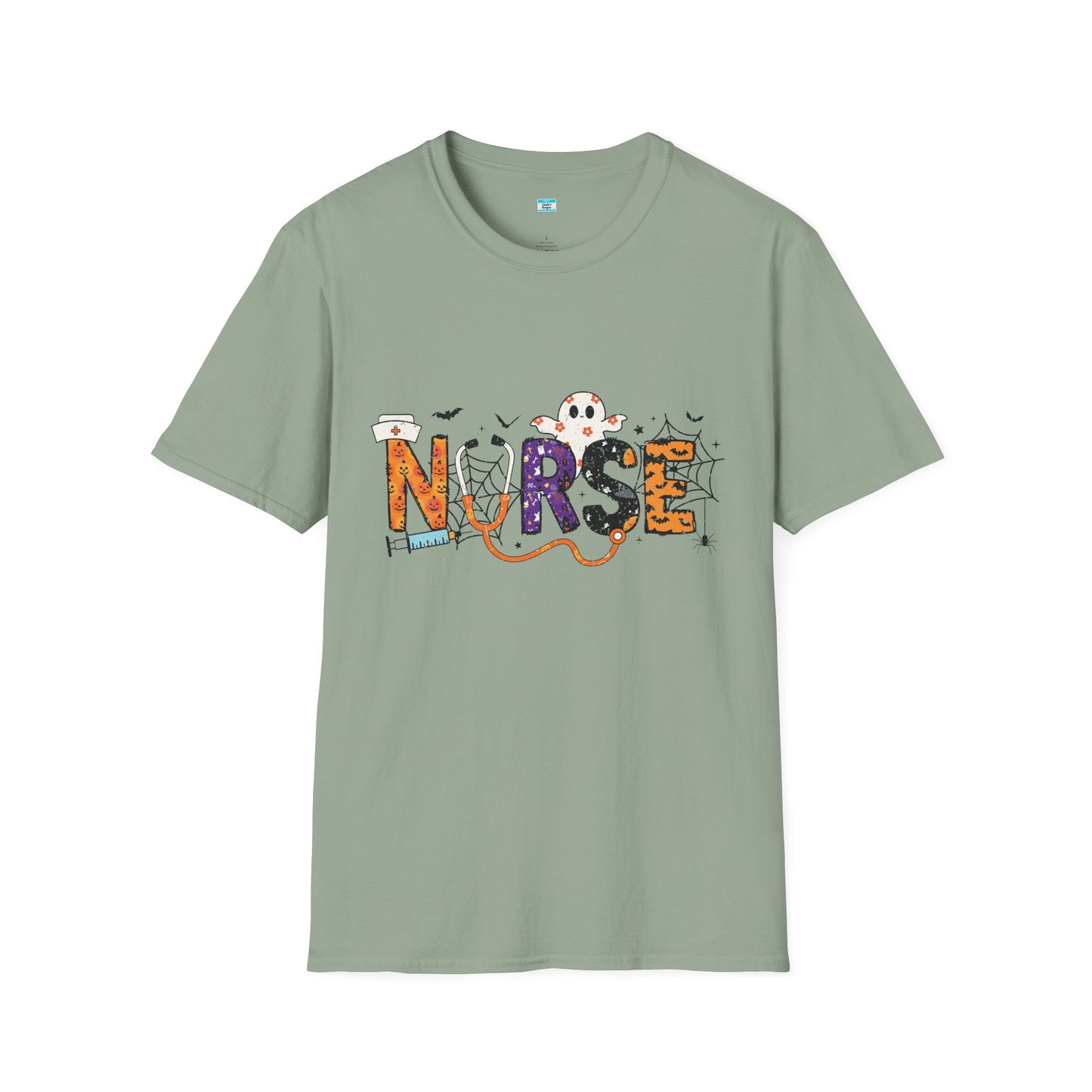 Halloween Nurse T-Shirt – Funny Spooky Medical Graphic Tee for Nurses