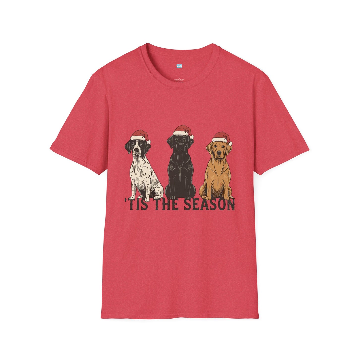 ’Tis The Season Dog Christmas Shirt – Cute Holiday Labrador Dog Lover Tee