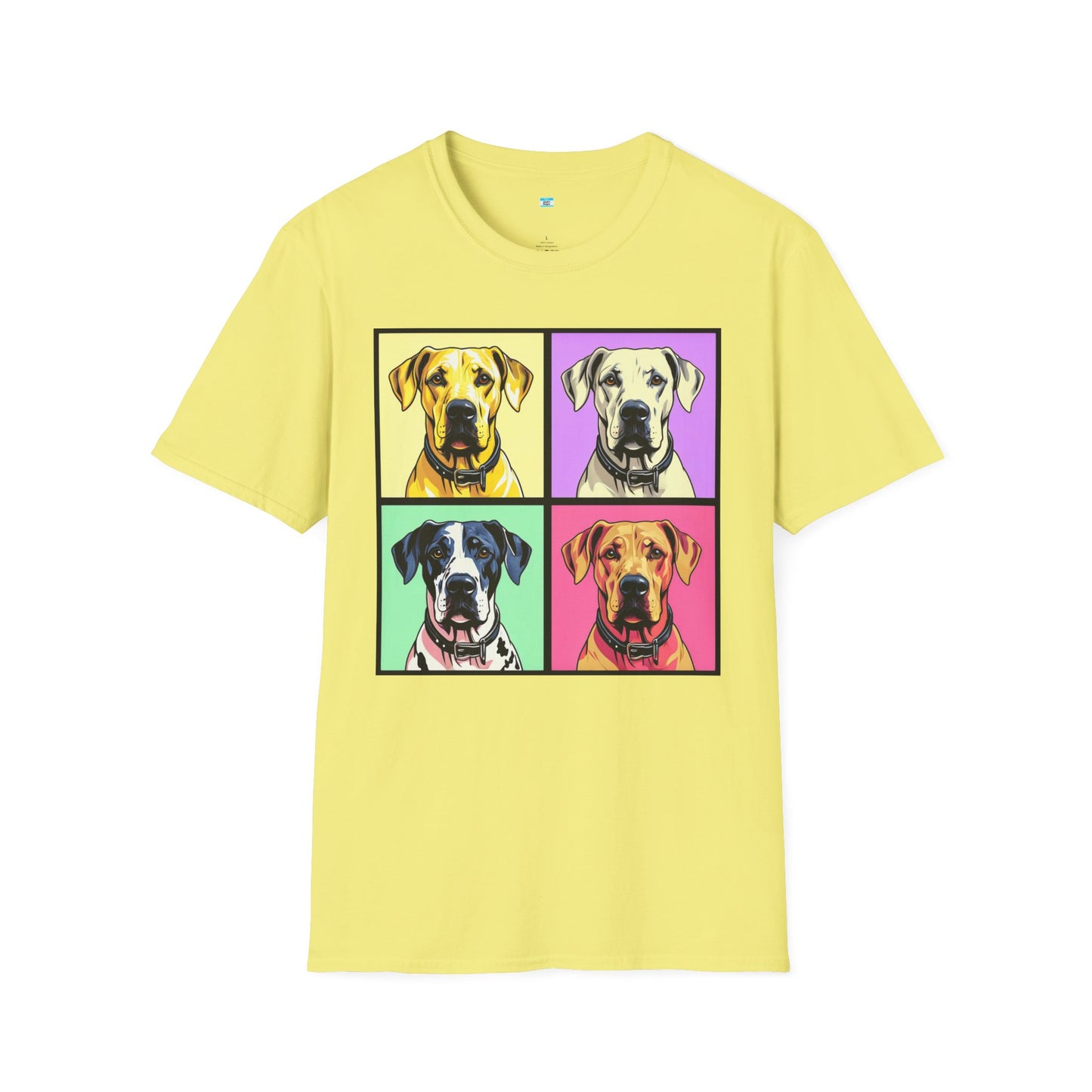 Pop Art Great Dane T-Shirt β Colorful Dog Lover Graphic Tee